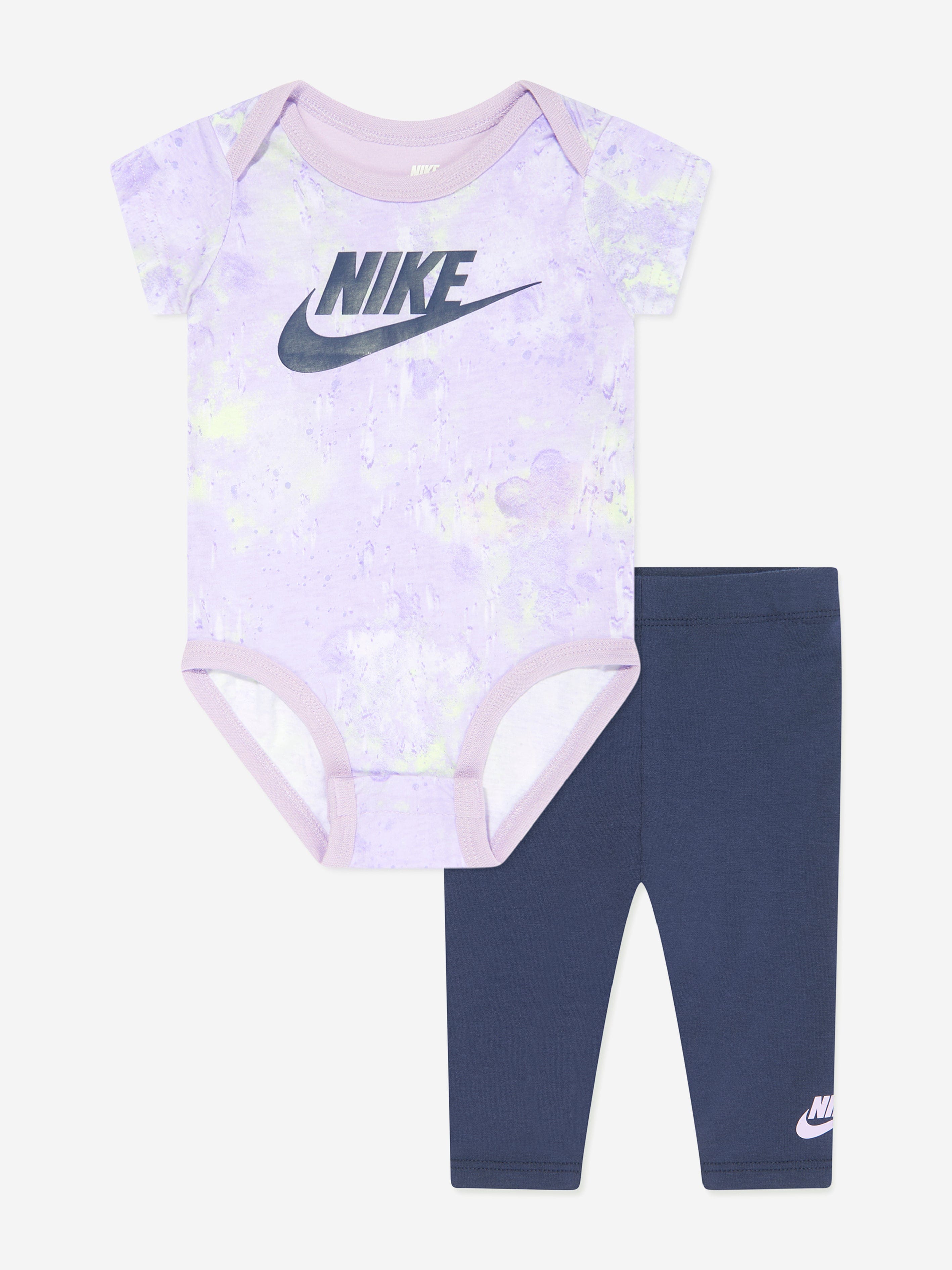 Nike Baby Girls Bodysuit And Leggings Set in Navy Outlet Buy