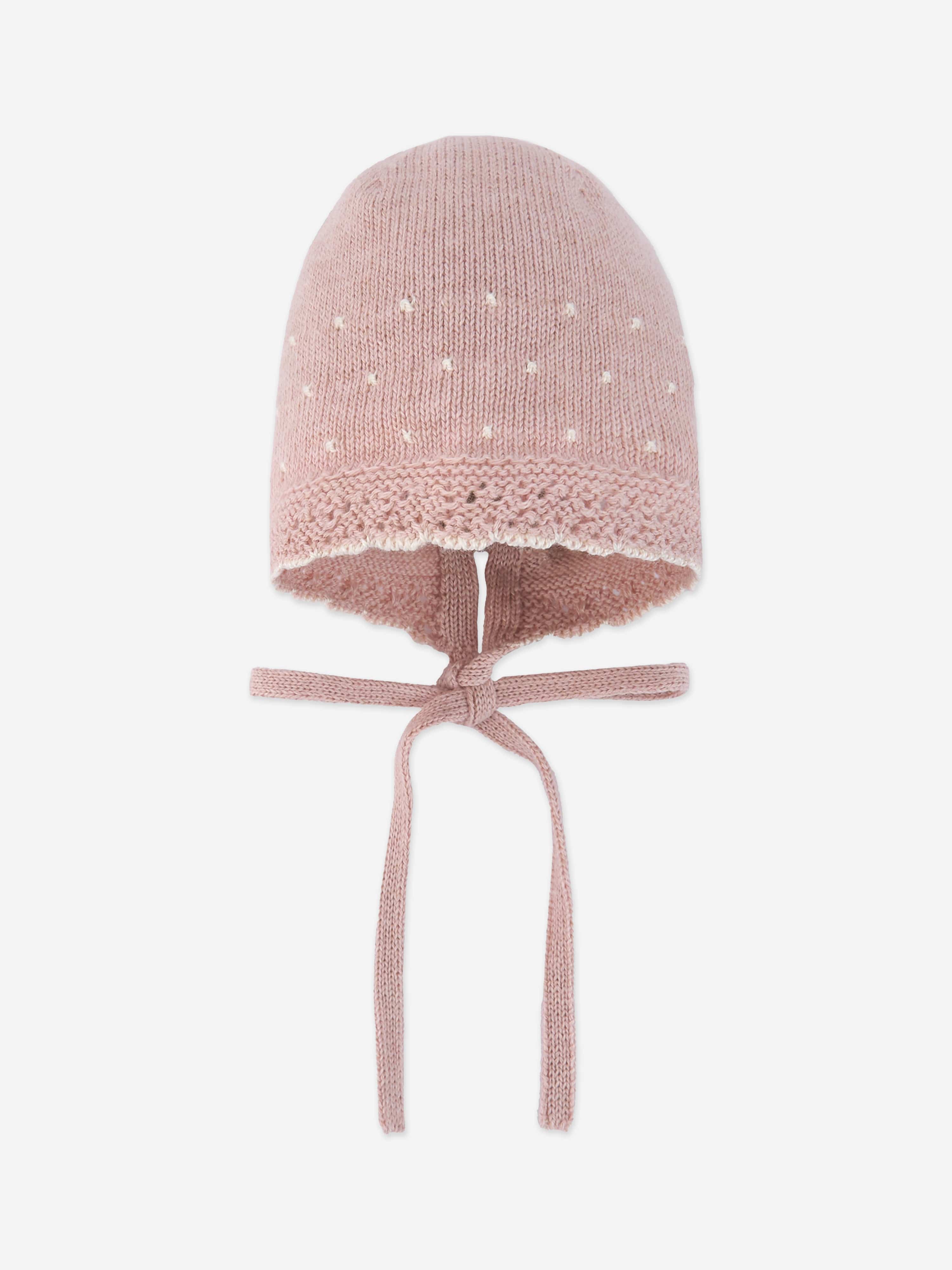 Paz Rodriguez Baby Girls Cotton and Cashmere Bonnet in Pink Cheapest Cheap Online