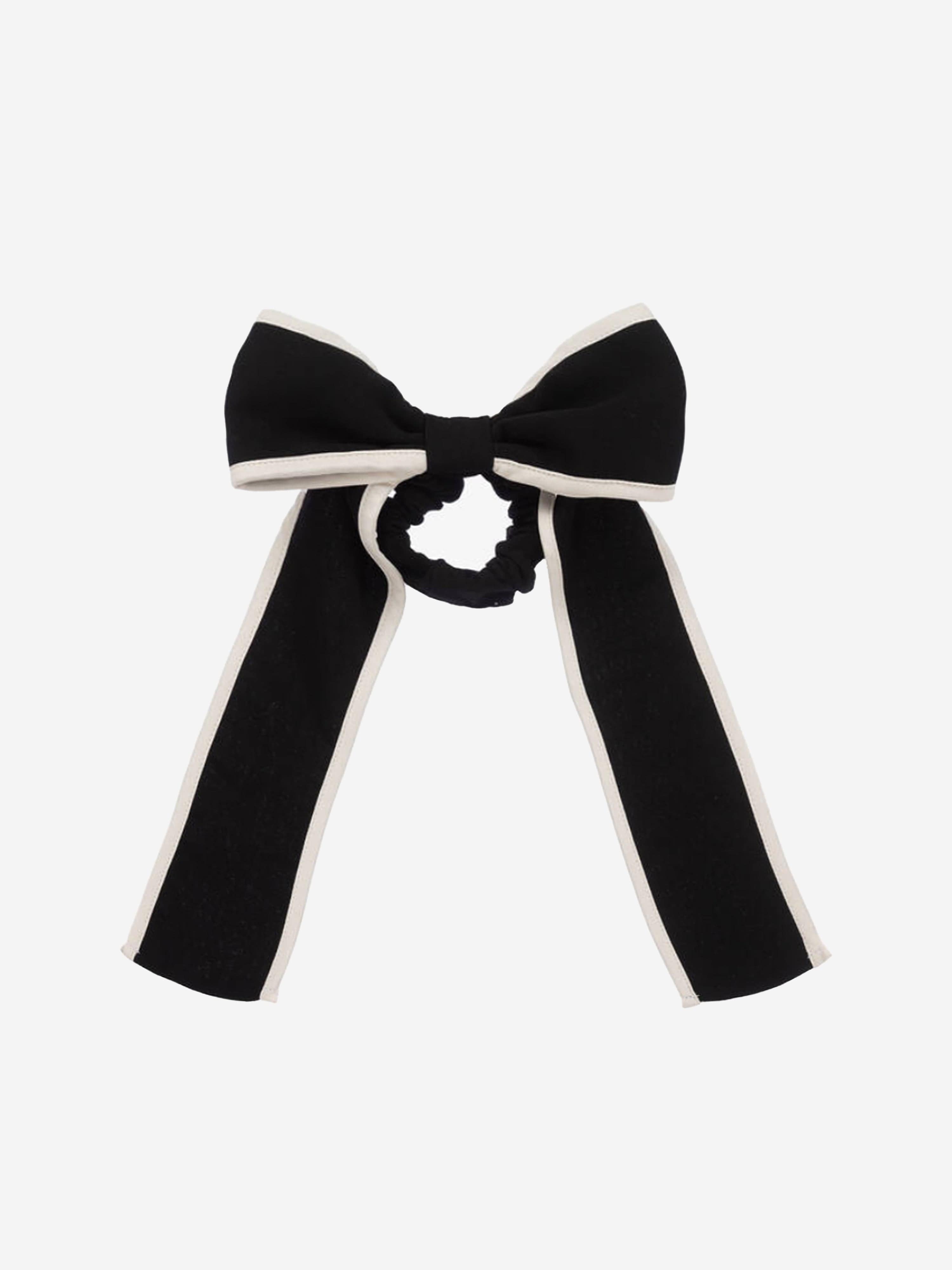 Patachou Girls Crepe Hair Scrunchie in Black Outlet Store For Sale