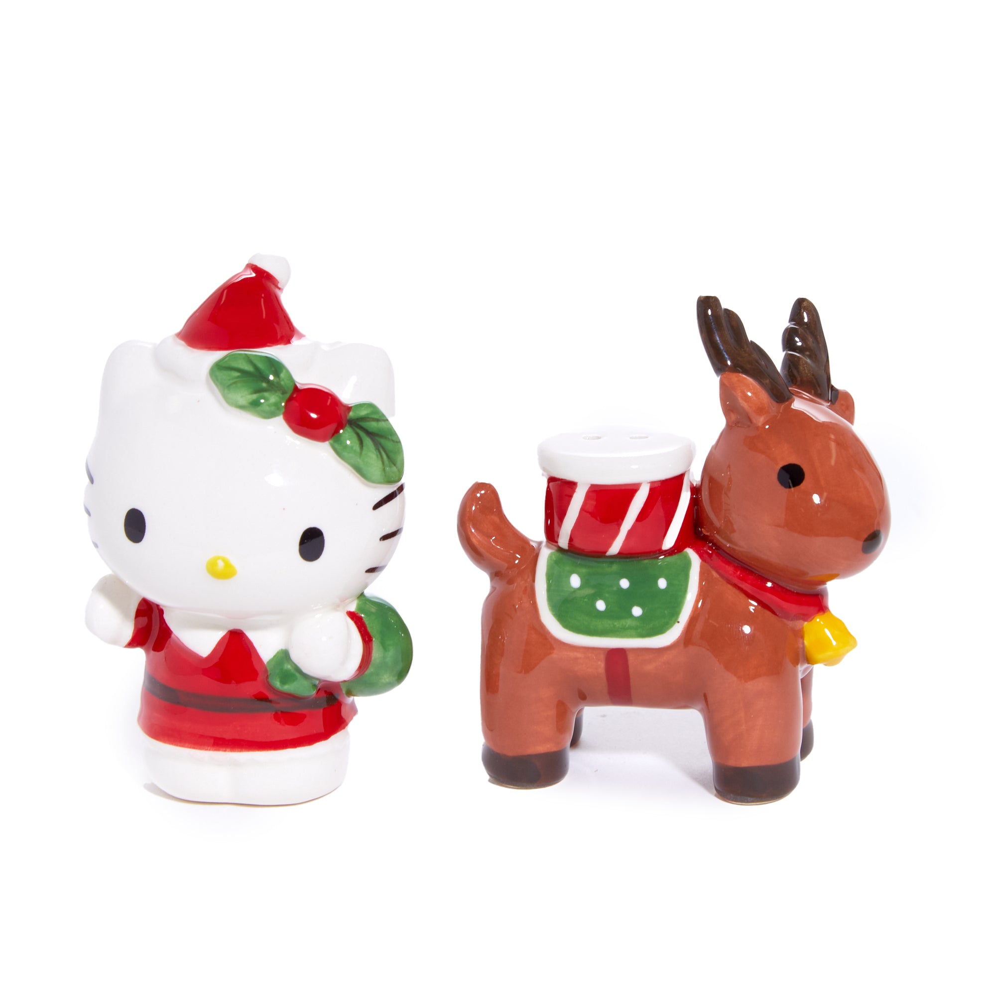 Hello Kitty Ceramic Holiday Salt & Pepper Set (Reindeer Friend) Cheap Sale With Credit Card