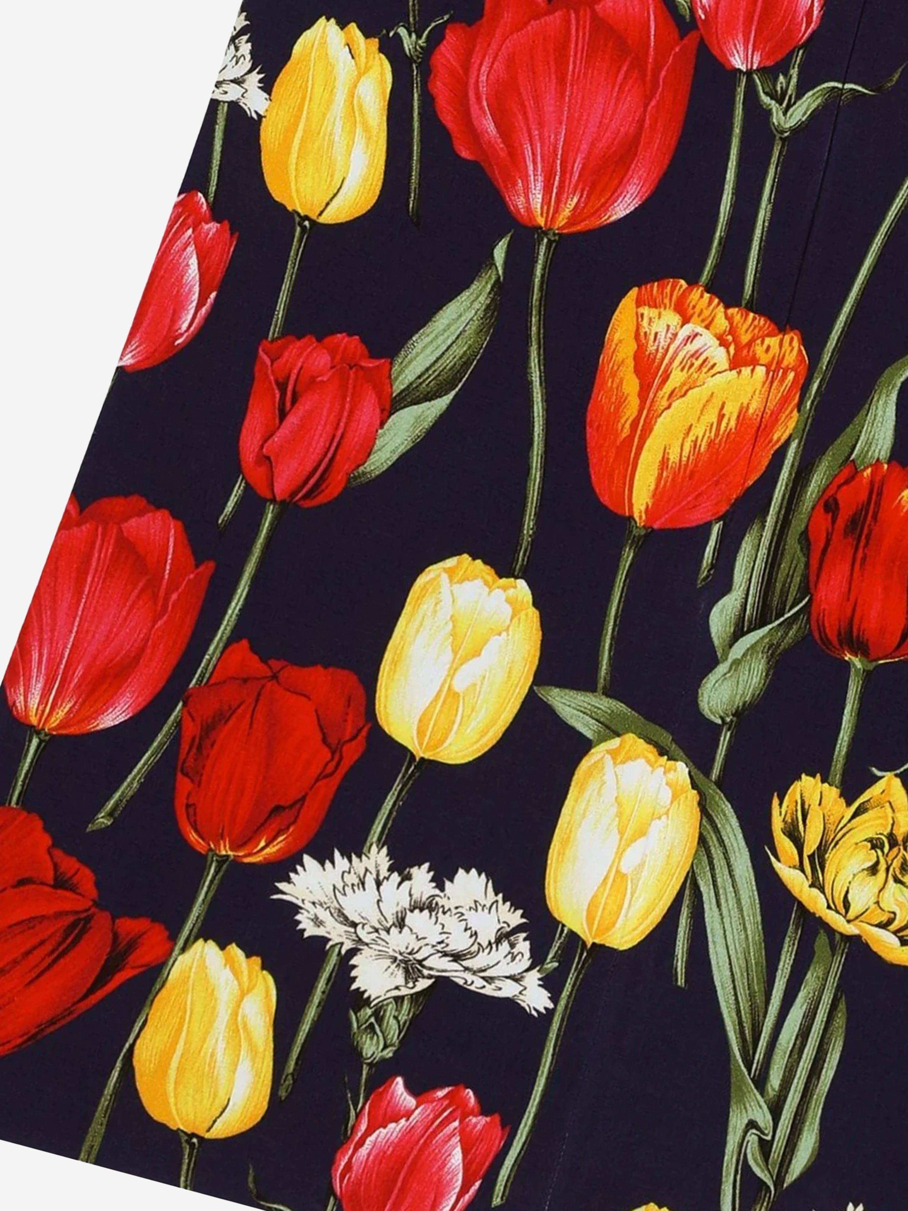 Dolce & Gabbana Girls Sleeveless Tulip Dress in Multicolour Online Online Cheap Pice