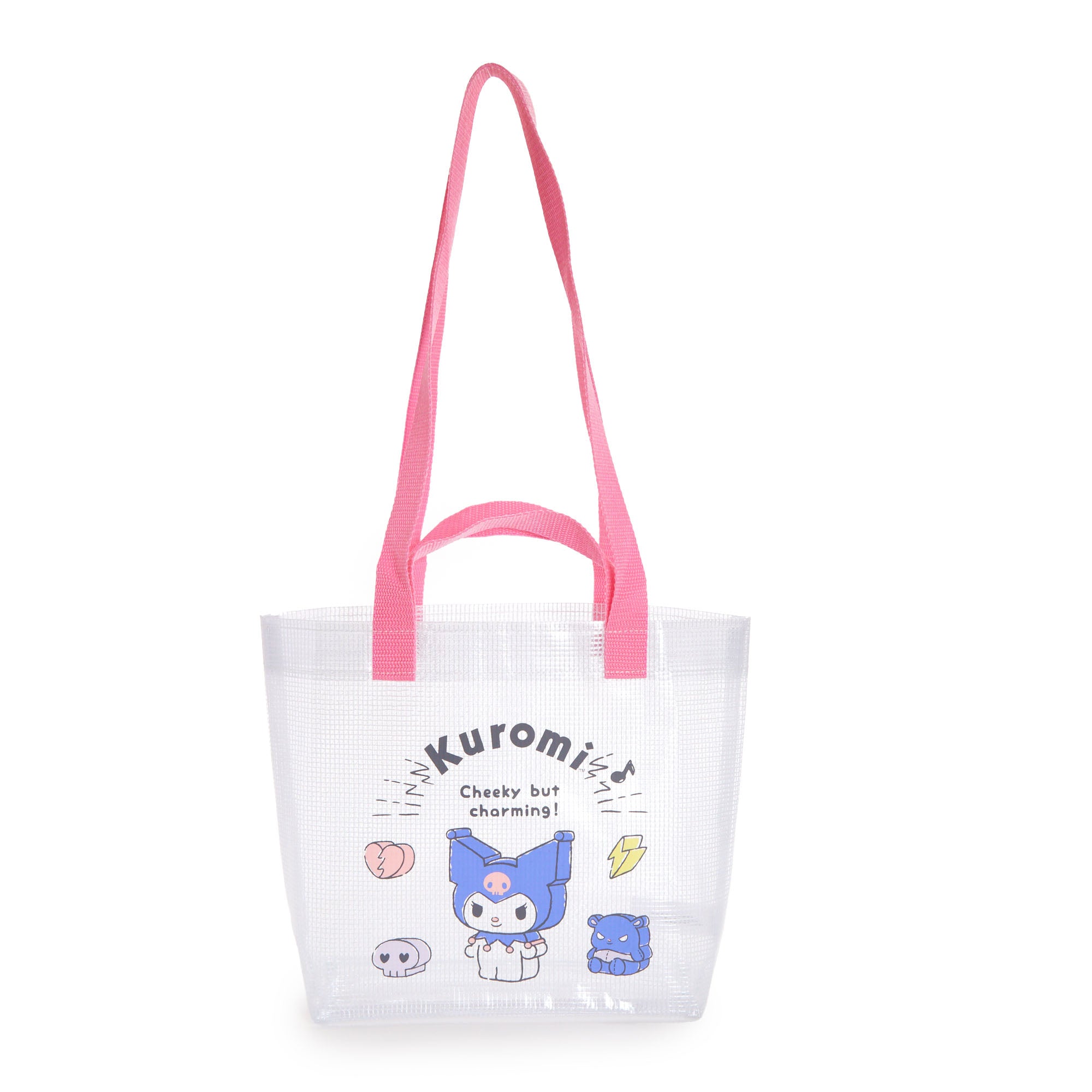 Kuromi 2-Way Vinyl Tote Bag (Besties Friend Series) Sale Low Pice