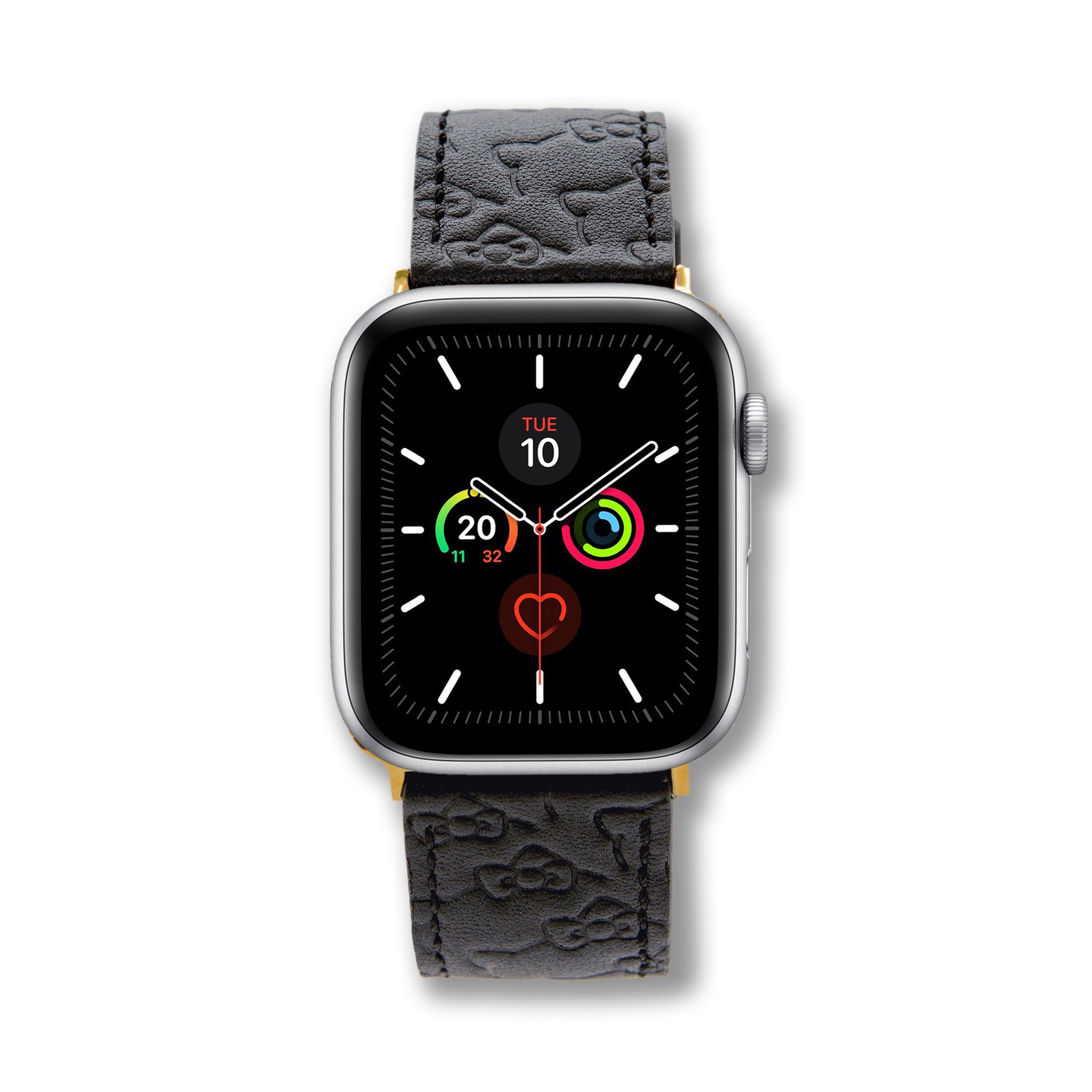 Hello Kitty x Sonix Classic Black Leather Watch Band Outlet Locations For Sale