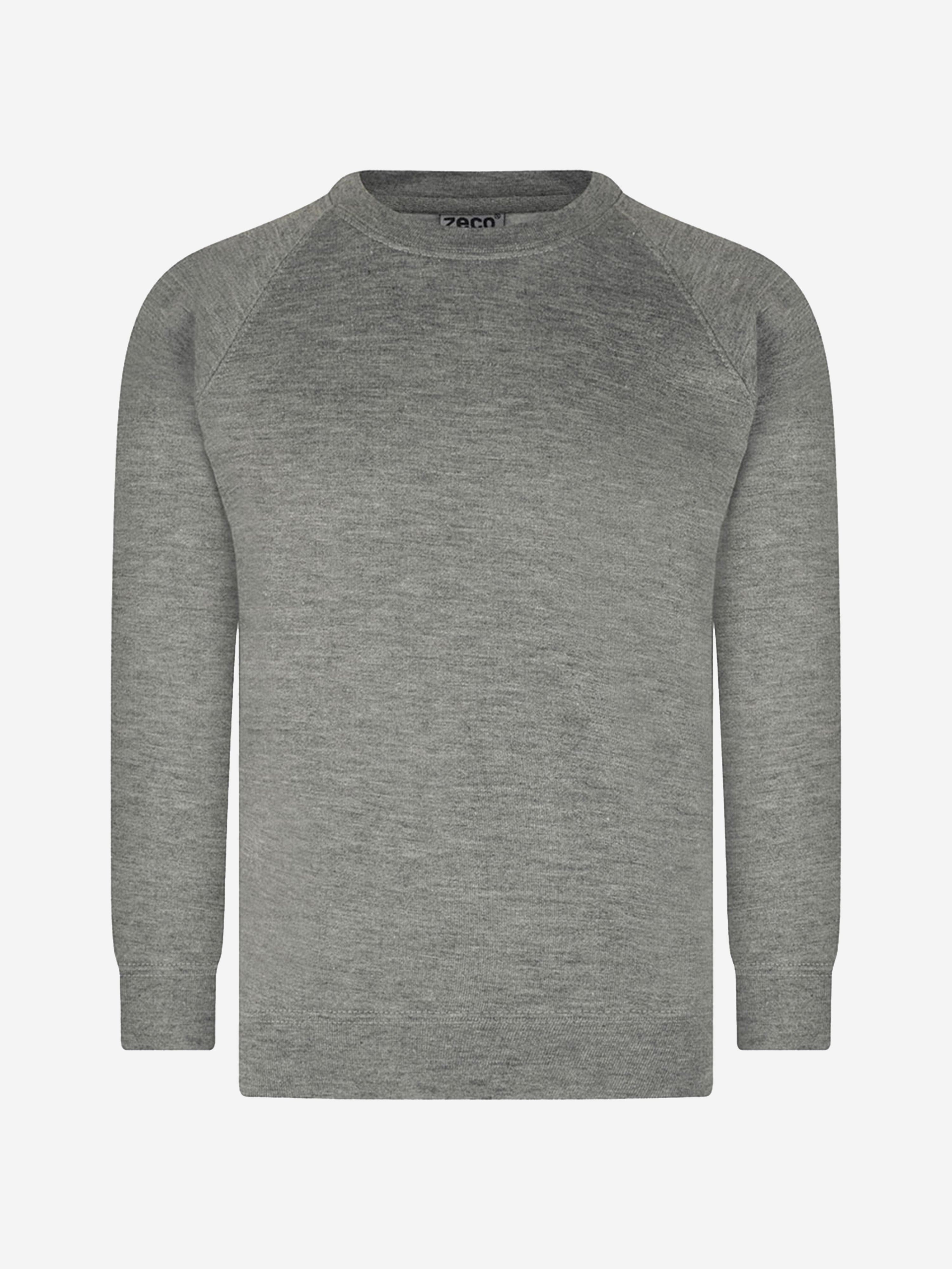 Zeco Kids School Crew Neck Sweatshirt in Grey 2025 Newest Sale Online