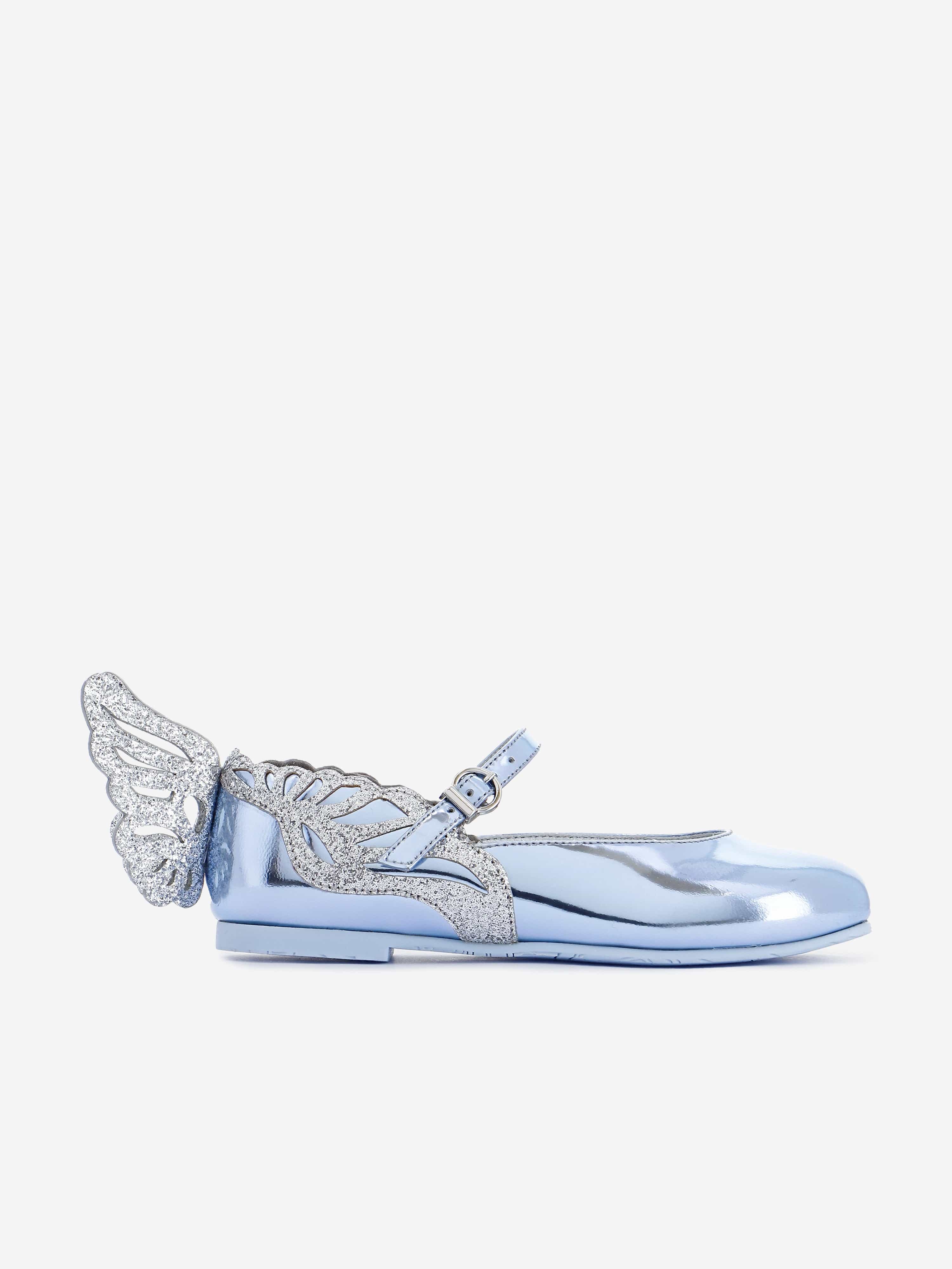 Sophia Webster Girls Heavenly Flat in Blue Cheap Sale Pick A Best