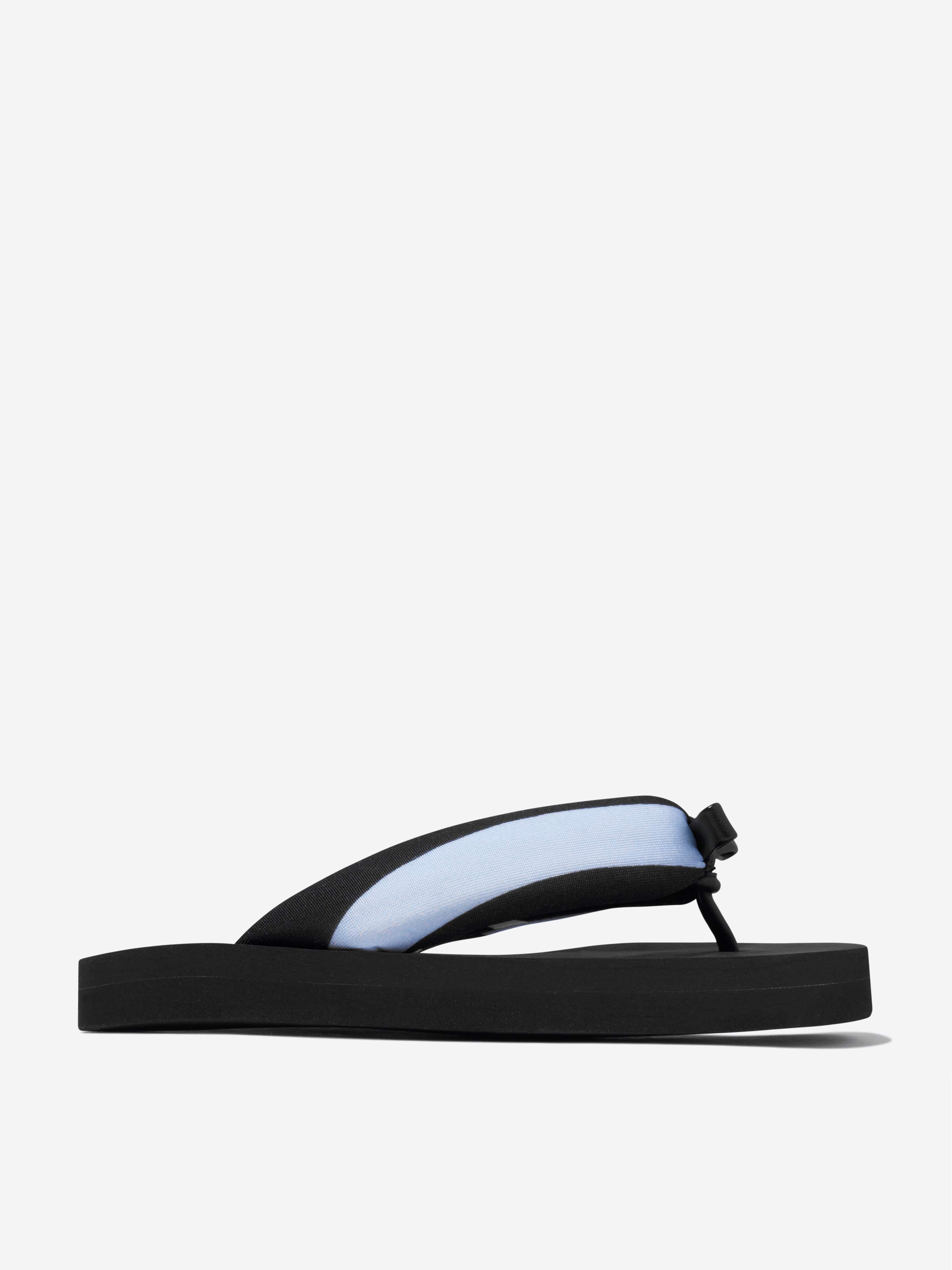 Pucci Girls Marmo Print Flip Flops in Black Outlet