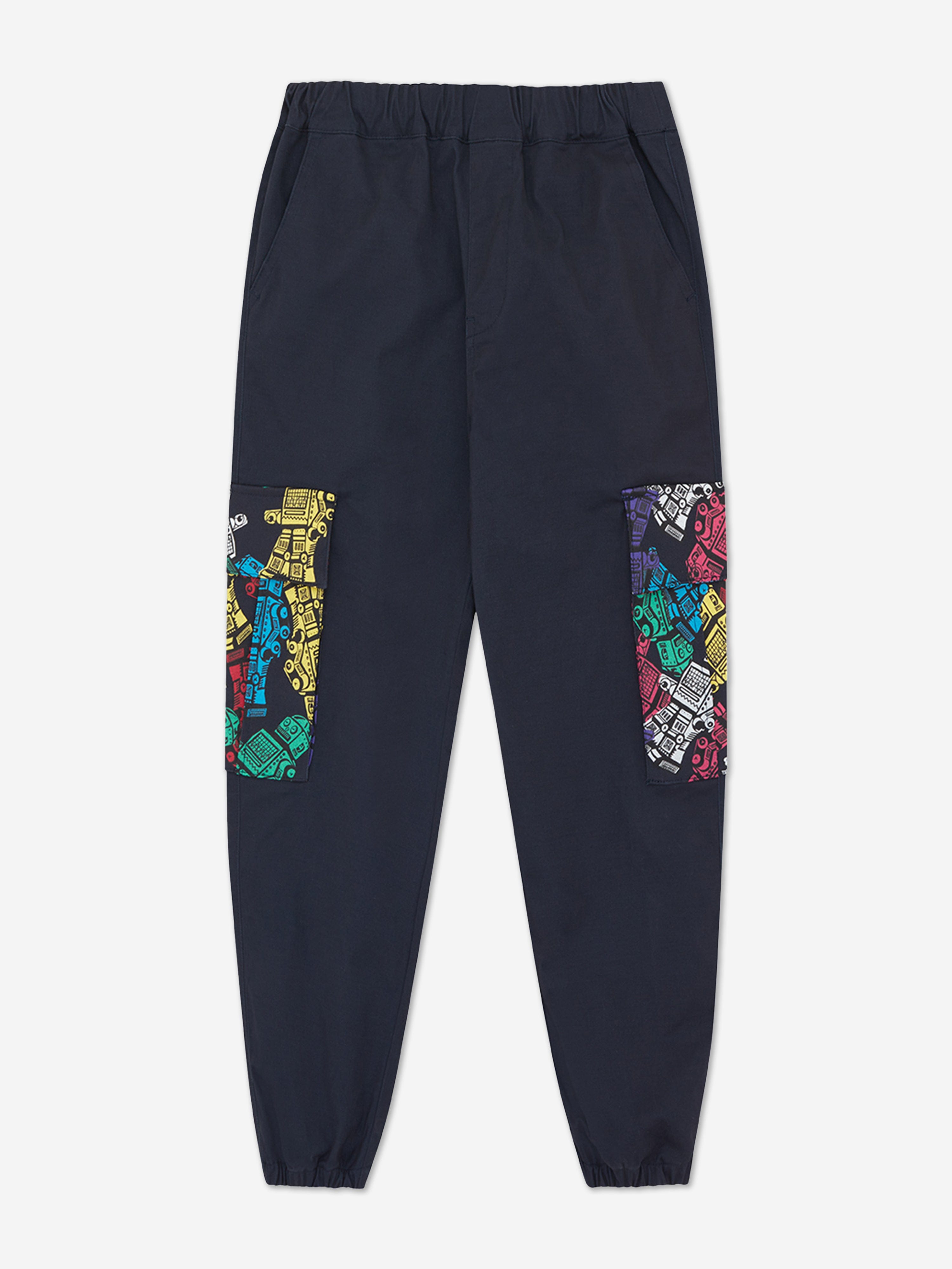 Billionaire Boys Club Kids Robot Cargo Trousers in Navy Genuine Sale Online