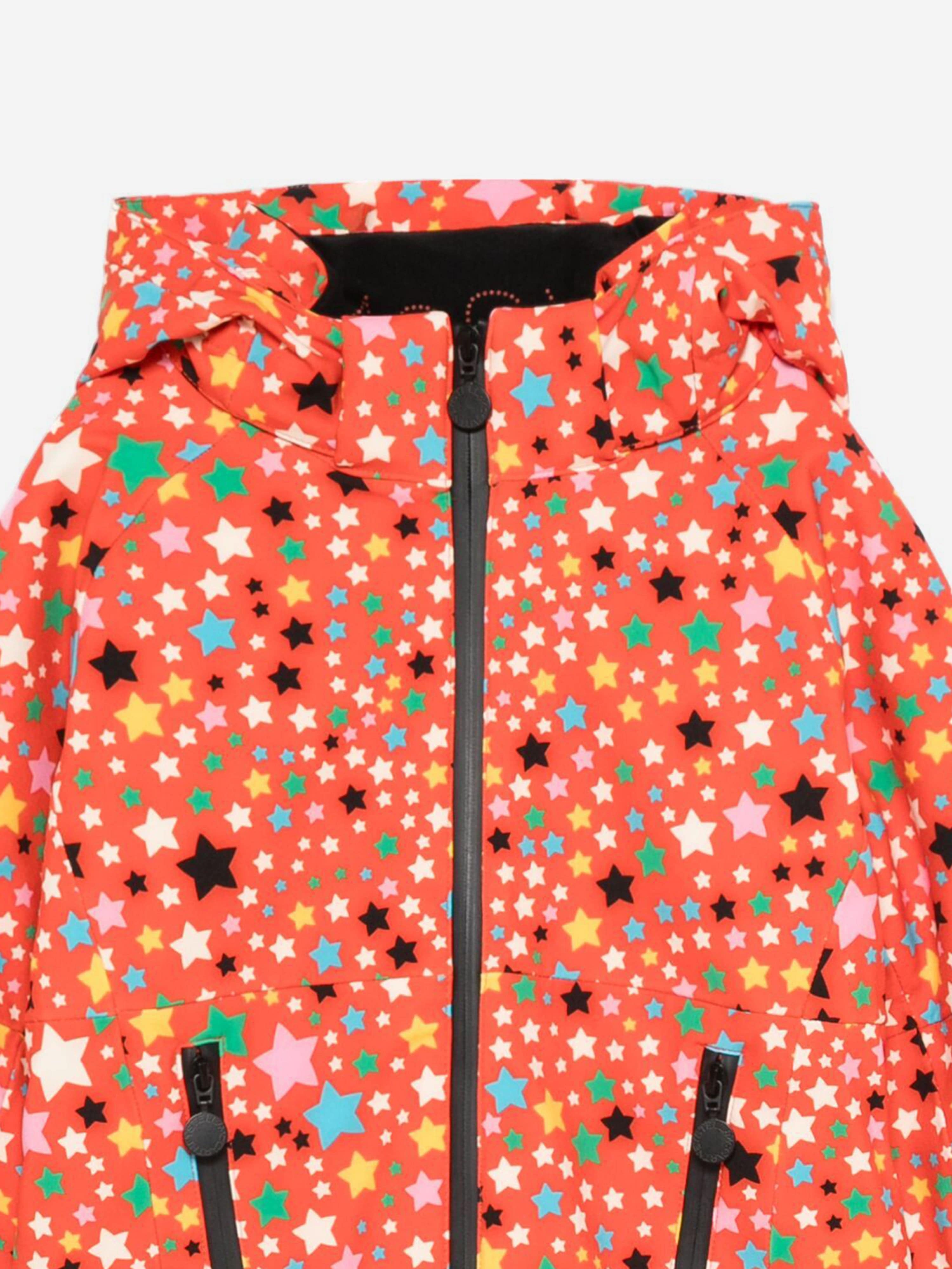 Stella McCartney Girls Star Ski Jacket in Red Pick A Best Sale Online