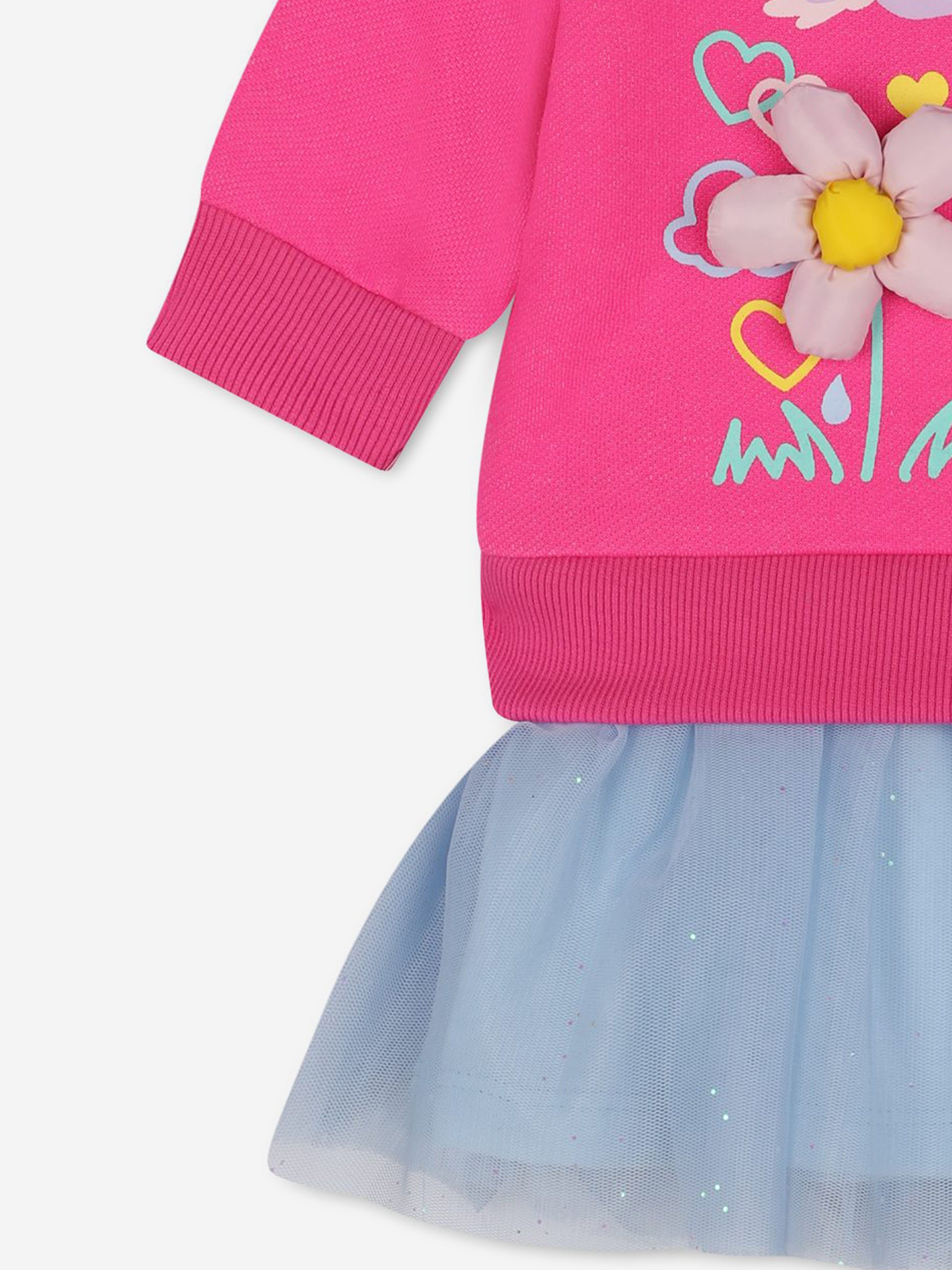 Billieblush Baby Girls Happy Days Sweater Dress in Pink Free Shipping Reliable