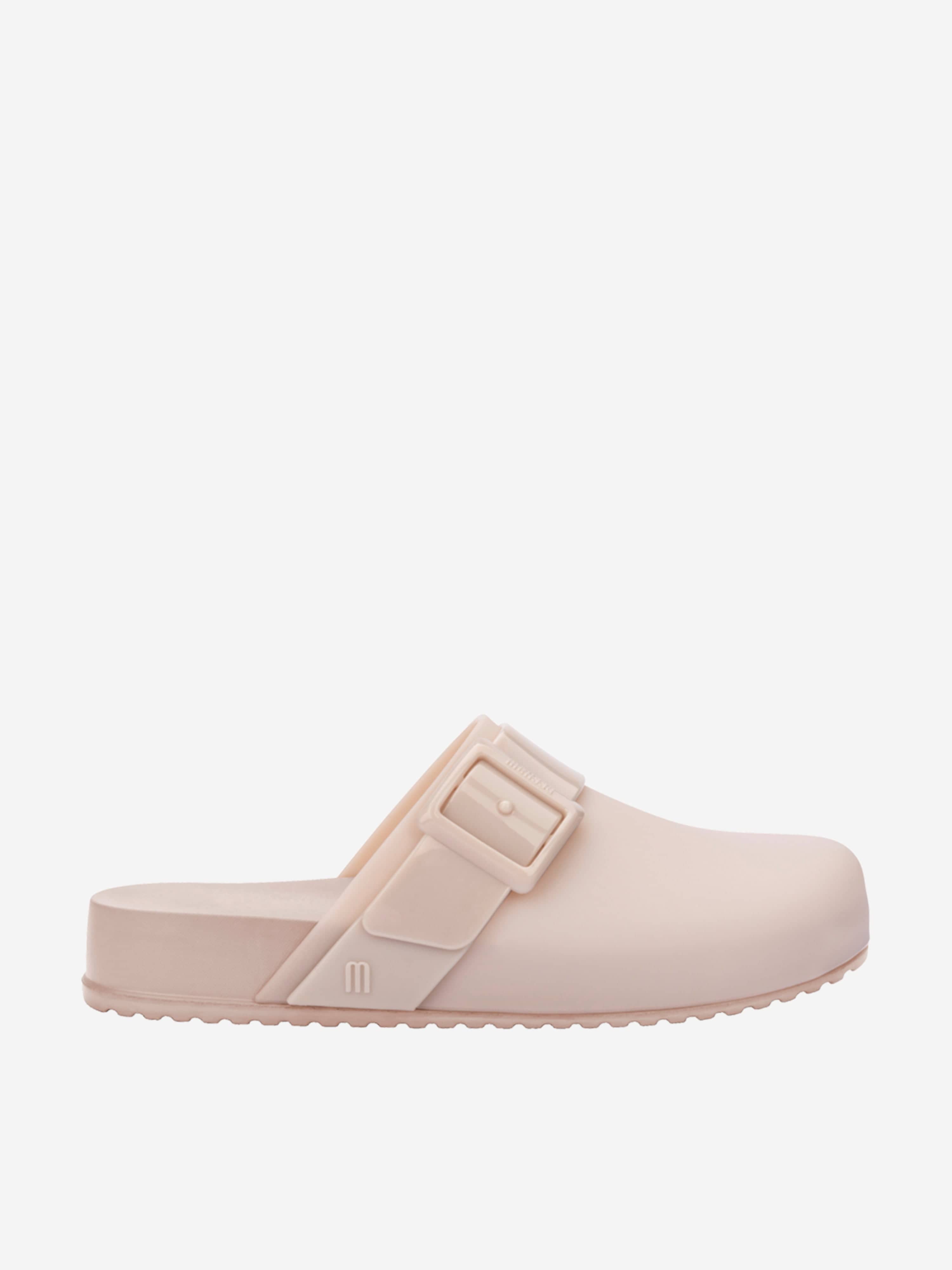 Mini Melissa Girls Cozy Clogs in Beige Free Shipping Manchester Great Sale