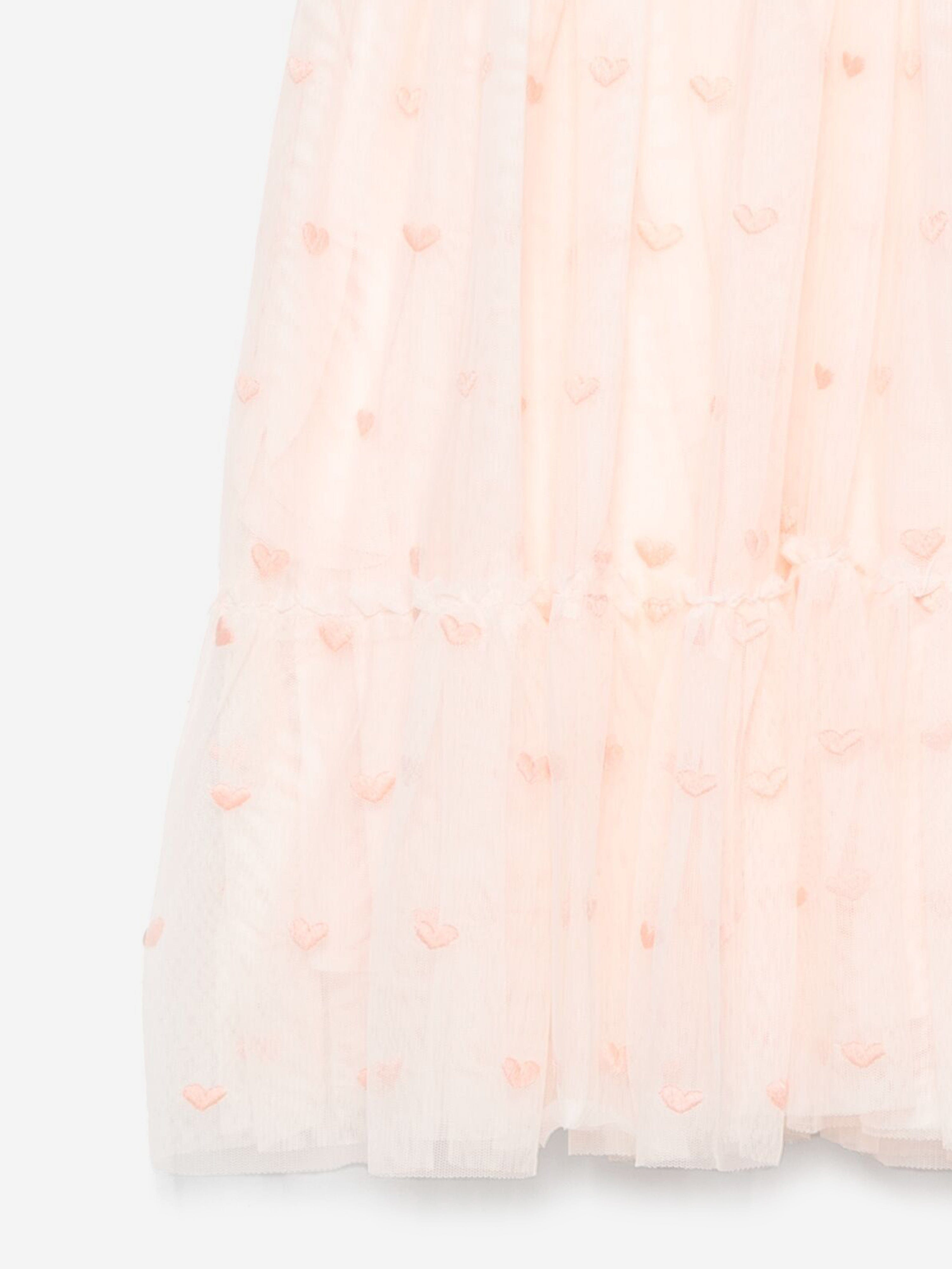Stella McCartney Girls Embroidered Dress in Pink Cheap Fashionable