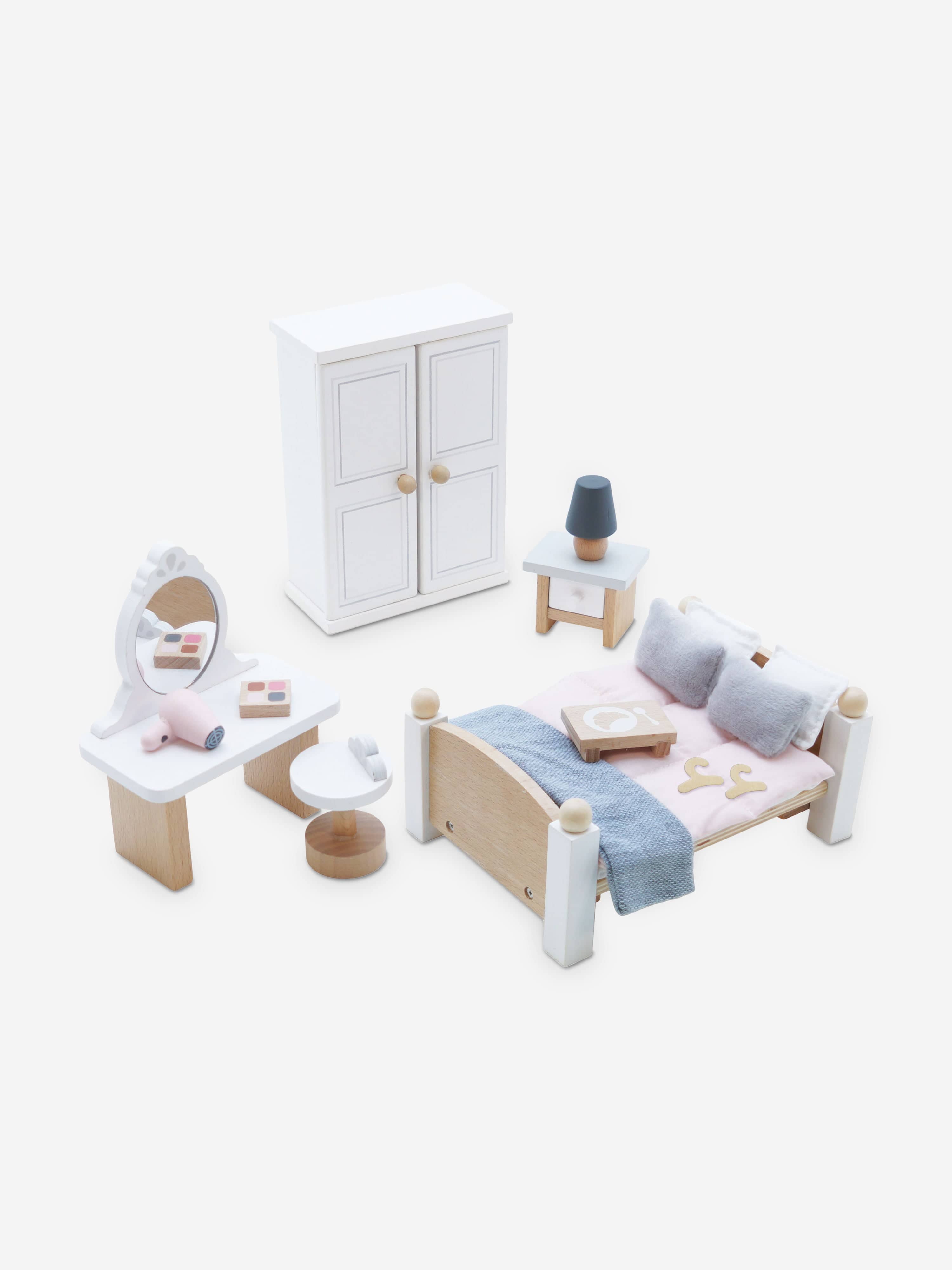Le Toy Van Wooden Dolls House Bedroom-19 Piece (10.5cm x 5.8cm x 14.8cm) Cheap Sale Online