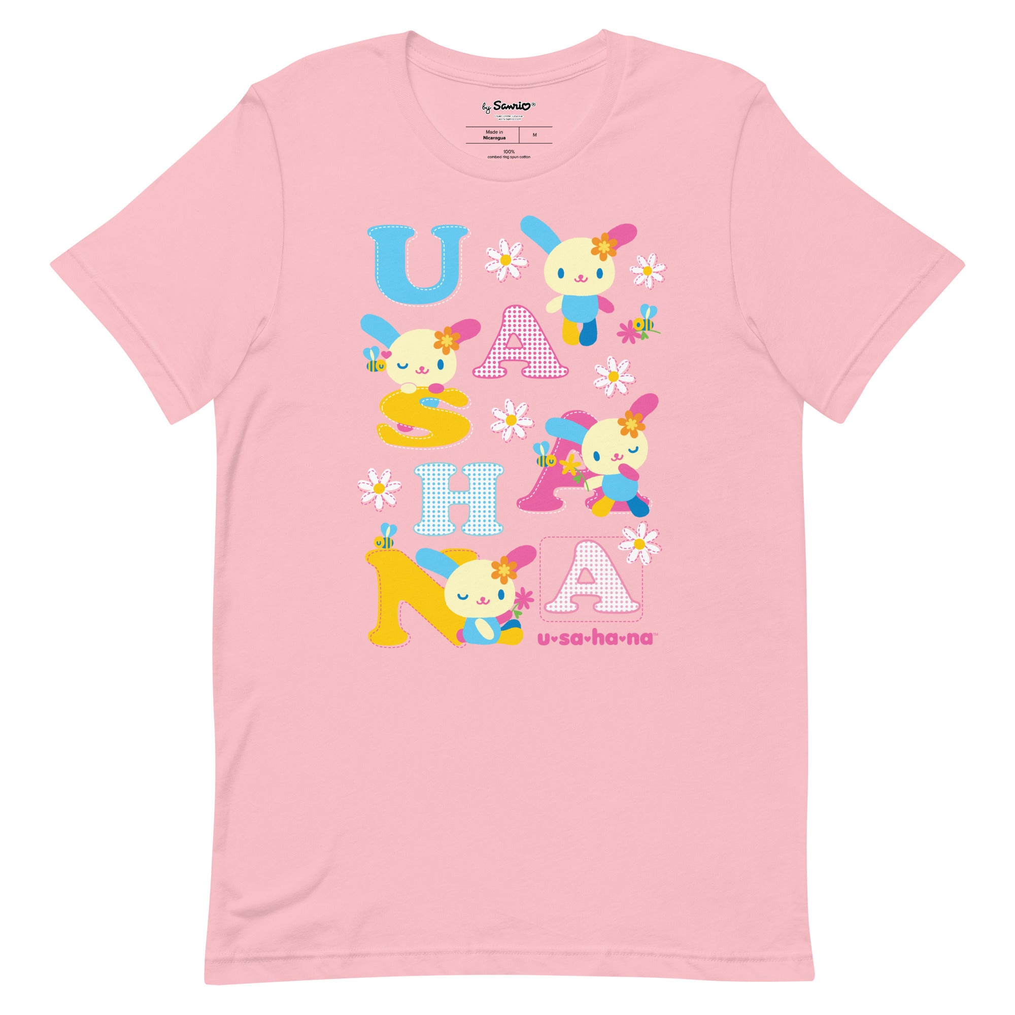 U*SA*HA*NA Scattered Letters Tee Clearance Fashionable