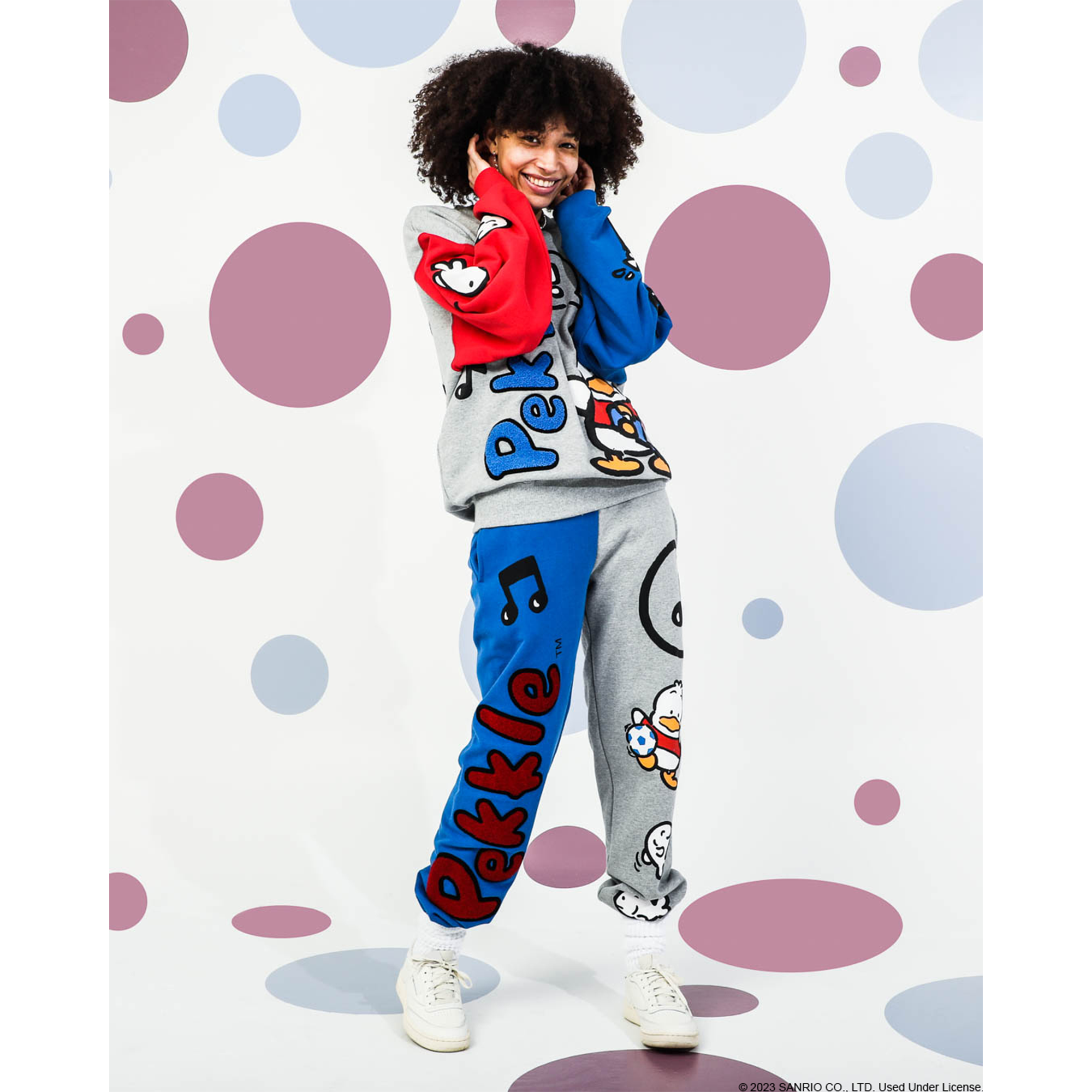 Pekkle x Dumbgood Puff Print Sweatpants Clearance Amazon