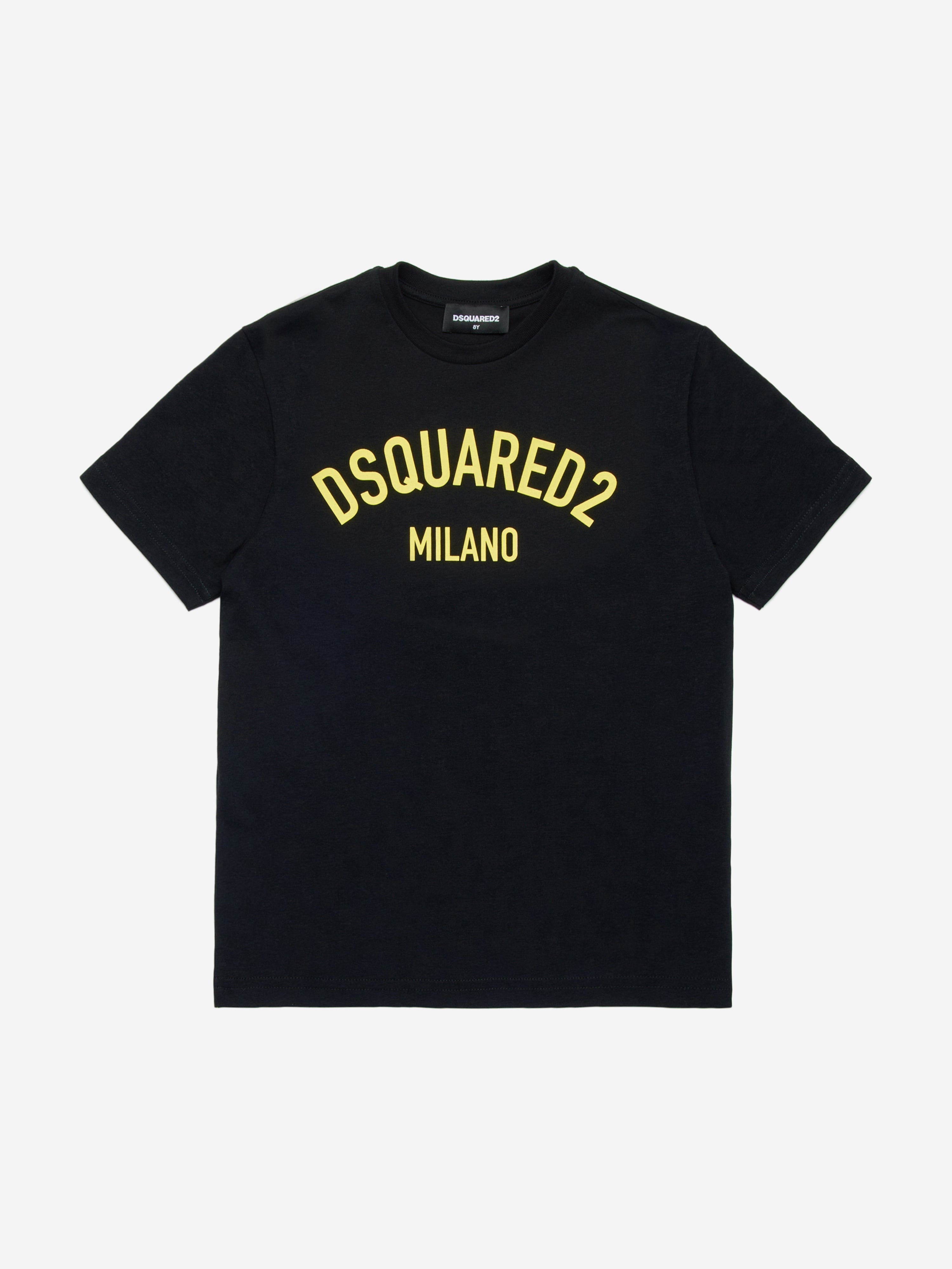 Dsquared2 Kids Milano Logo T-Shirt in Black Cheap Pice For Sale