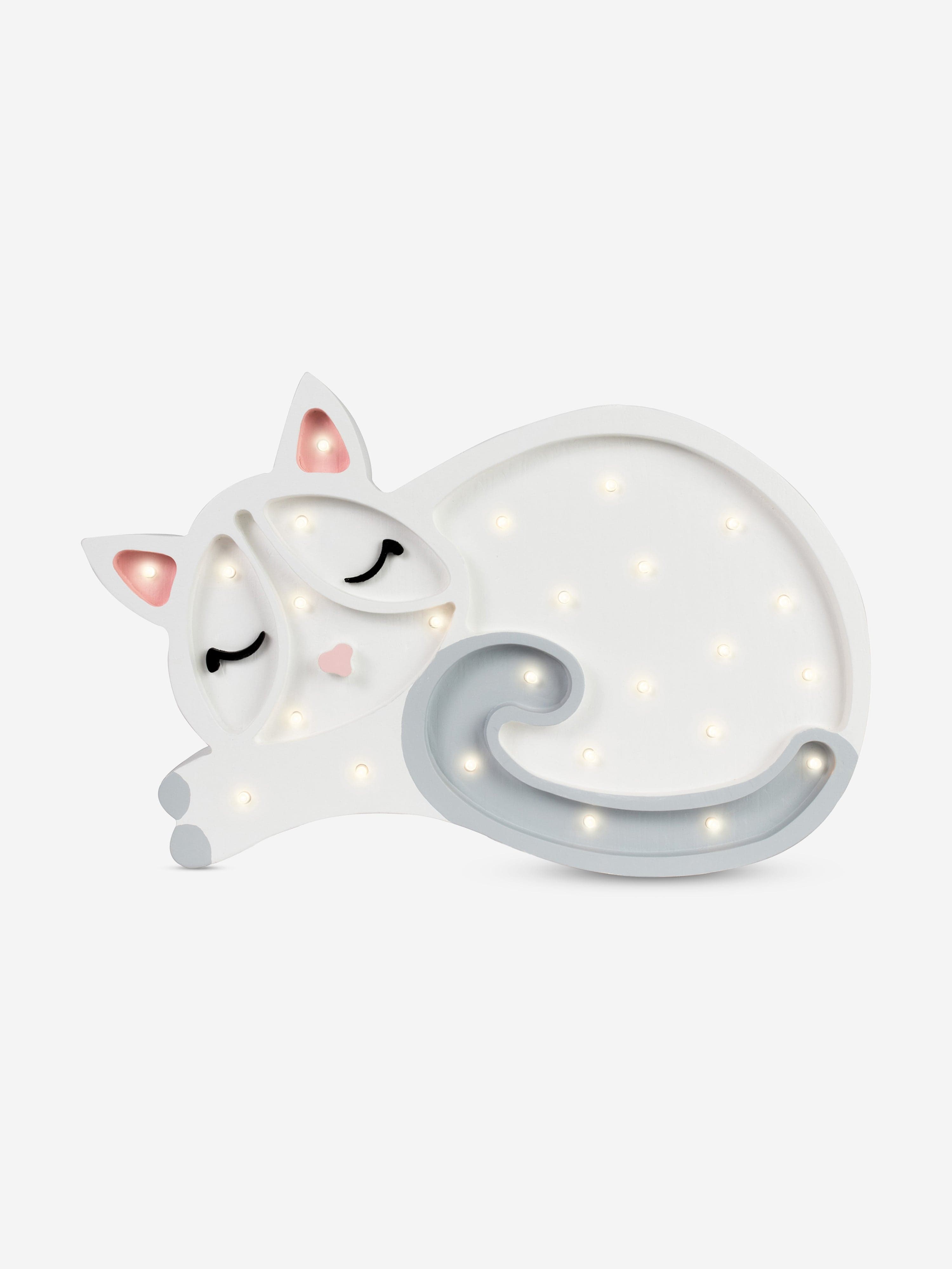 Little Lights Cat Lamp in White (20.5x38x5.5 cm) Cheap Sale Wholesale Pice