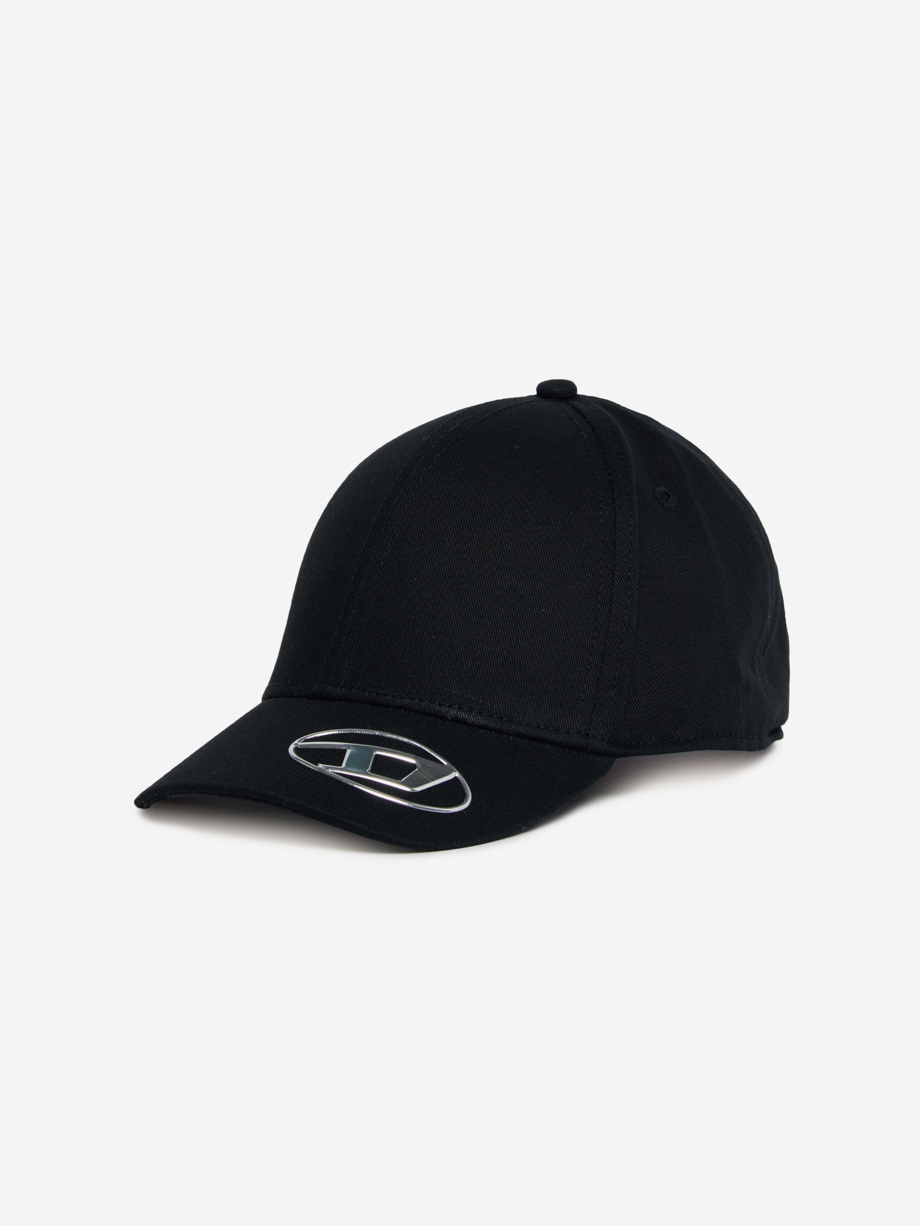Diesel Kids Oval D Logo Cap in Black Clearance Eastbay