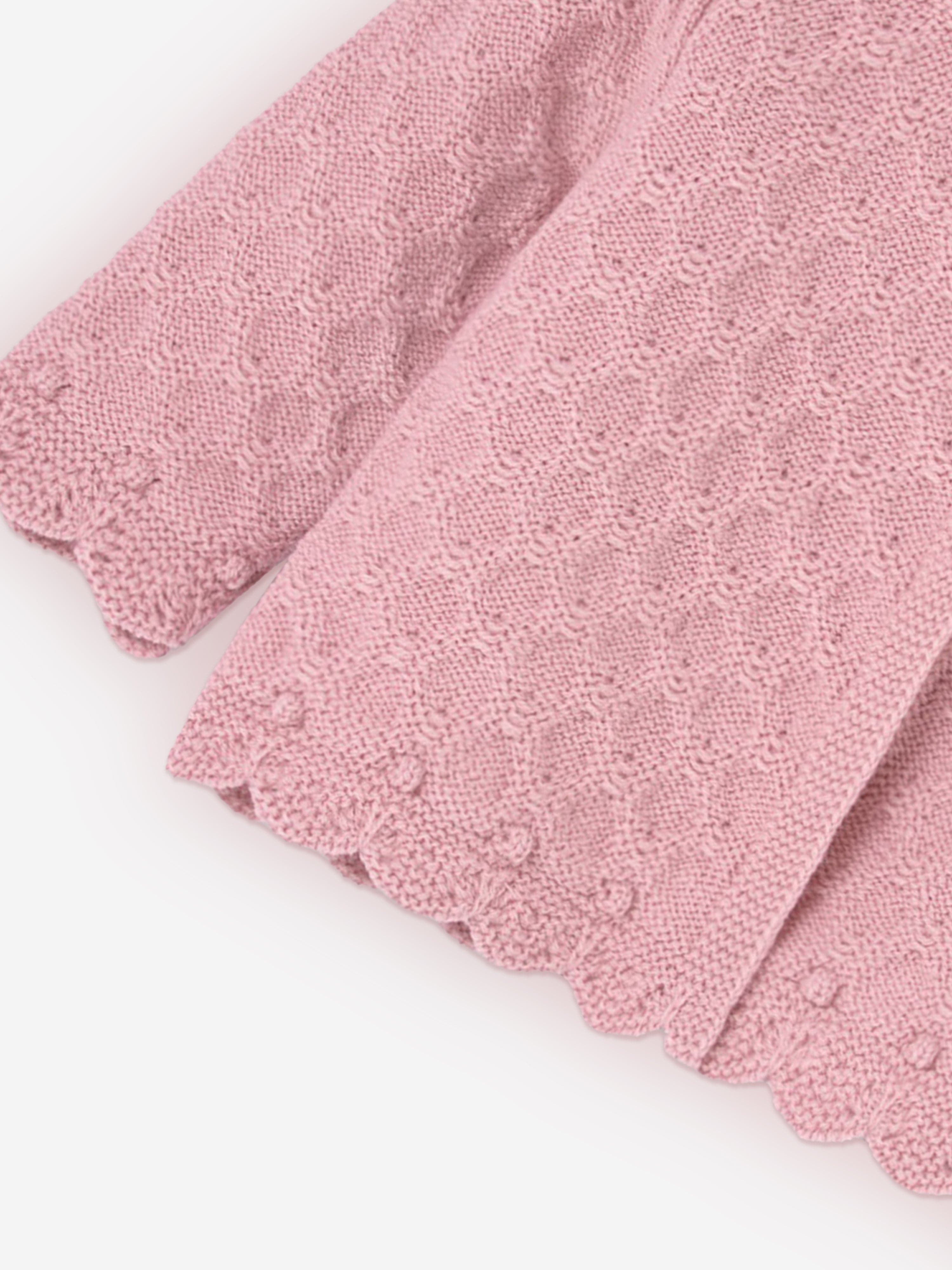 Paz Rodriguez Baby Girls Knitted Cardigan in Pink Buy Cheap Free Shipping