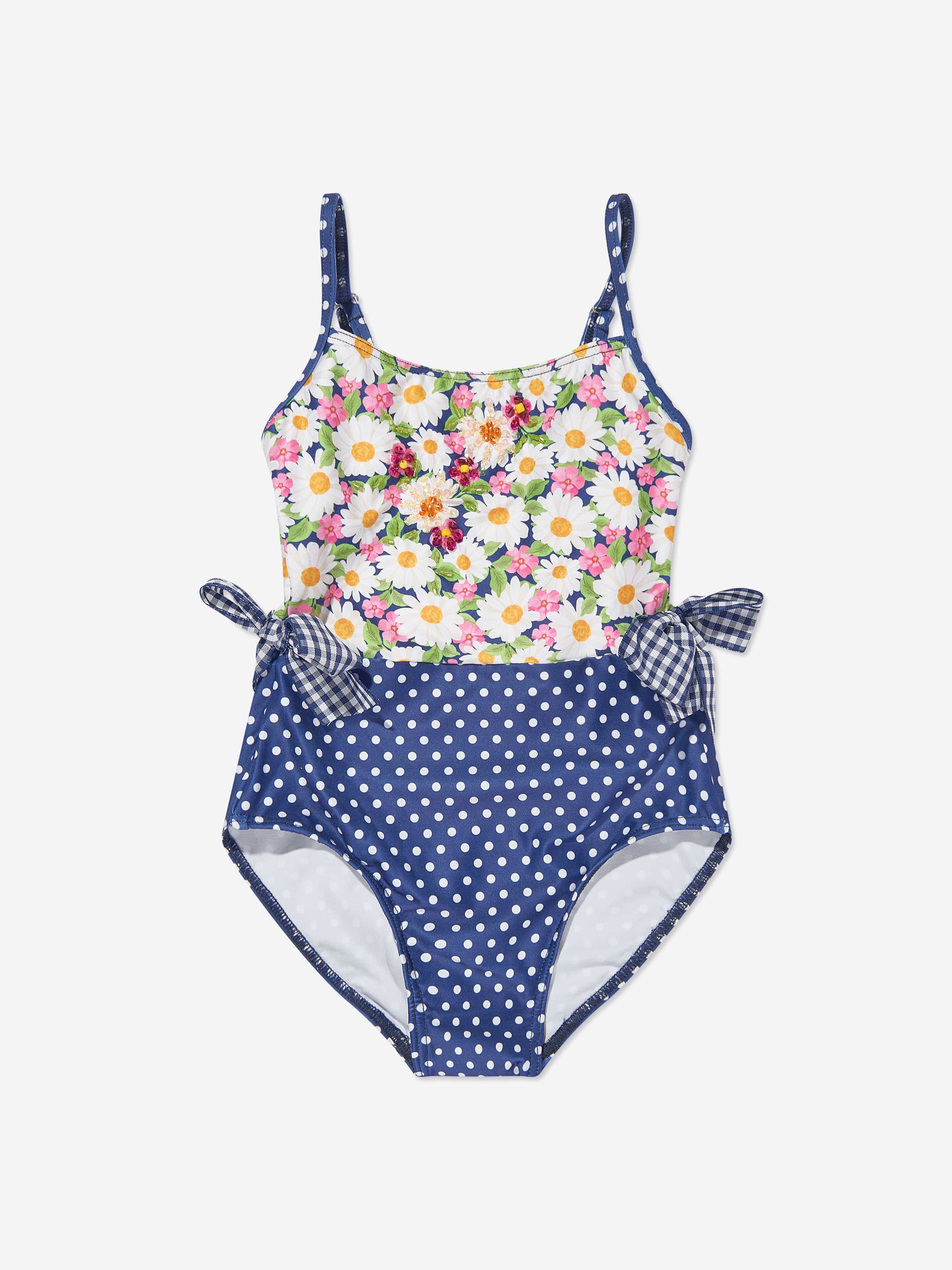 Selini Action Girls Daisy Swimsuit in Multicolour Discount Purchase