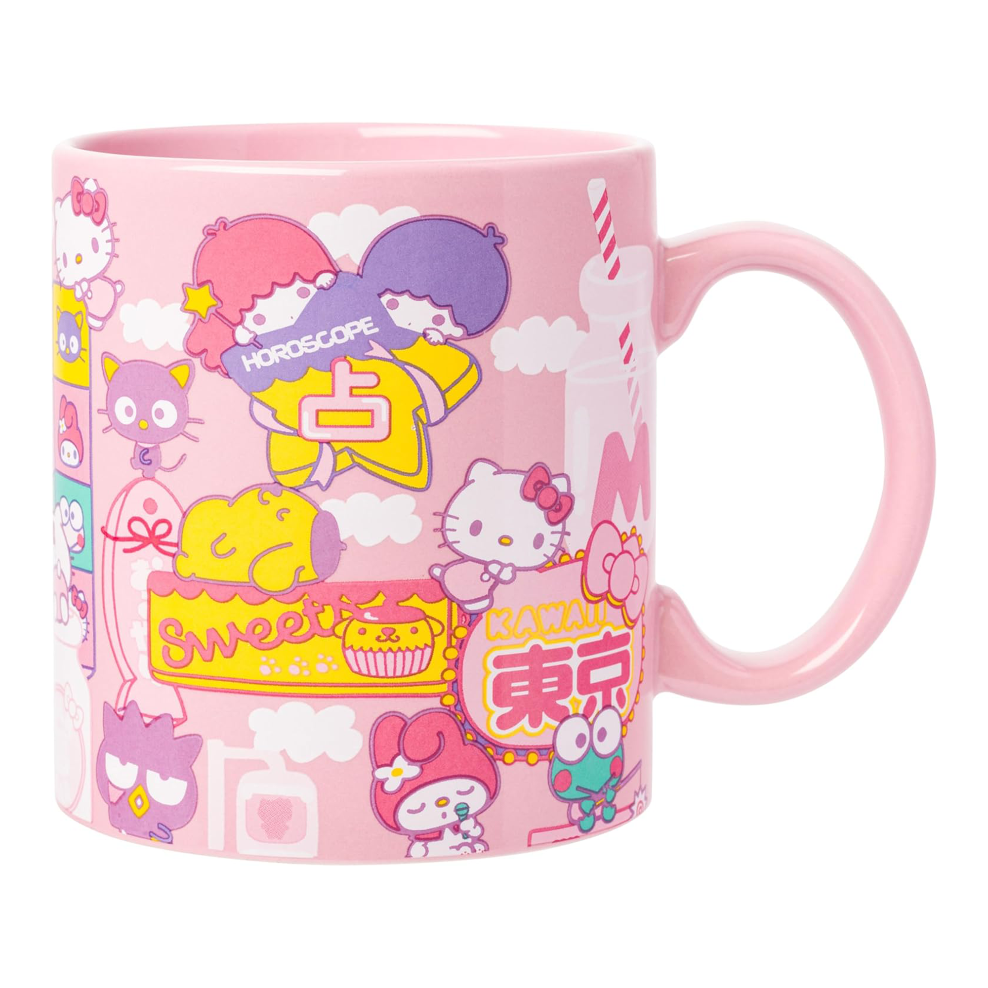 Hello Kitty and Friends Ceramic Mug (Kawaii Fun) Clearance Very Cheap