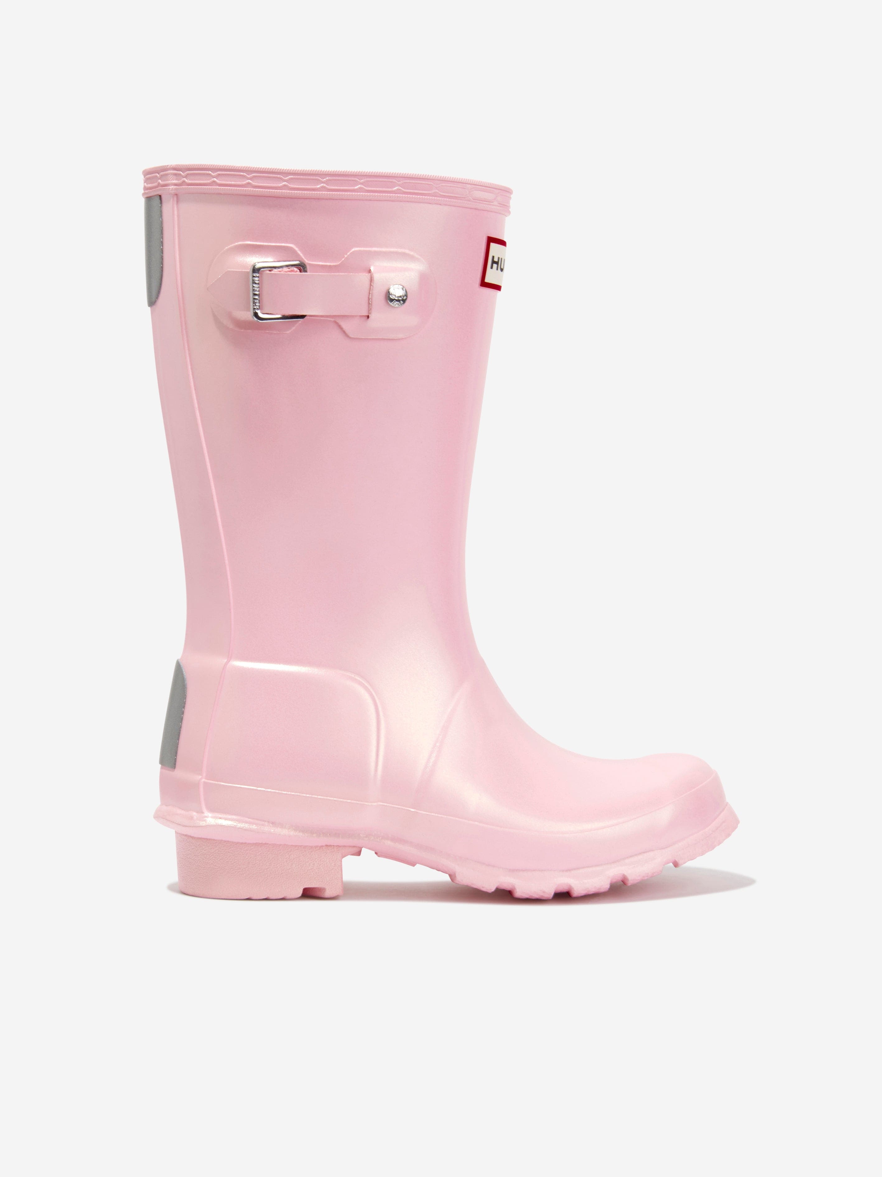 Hunter Girls Original Nebula Wellington Boots in Pink New Arrival Cheap Online