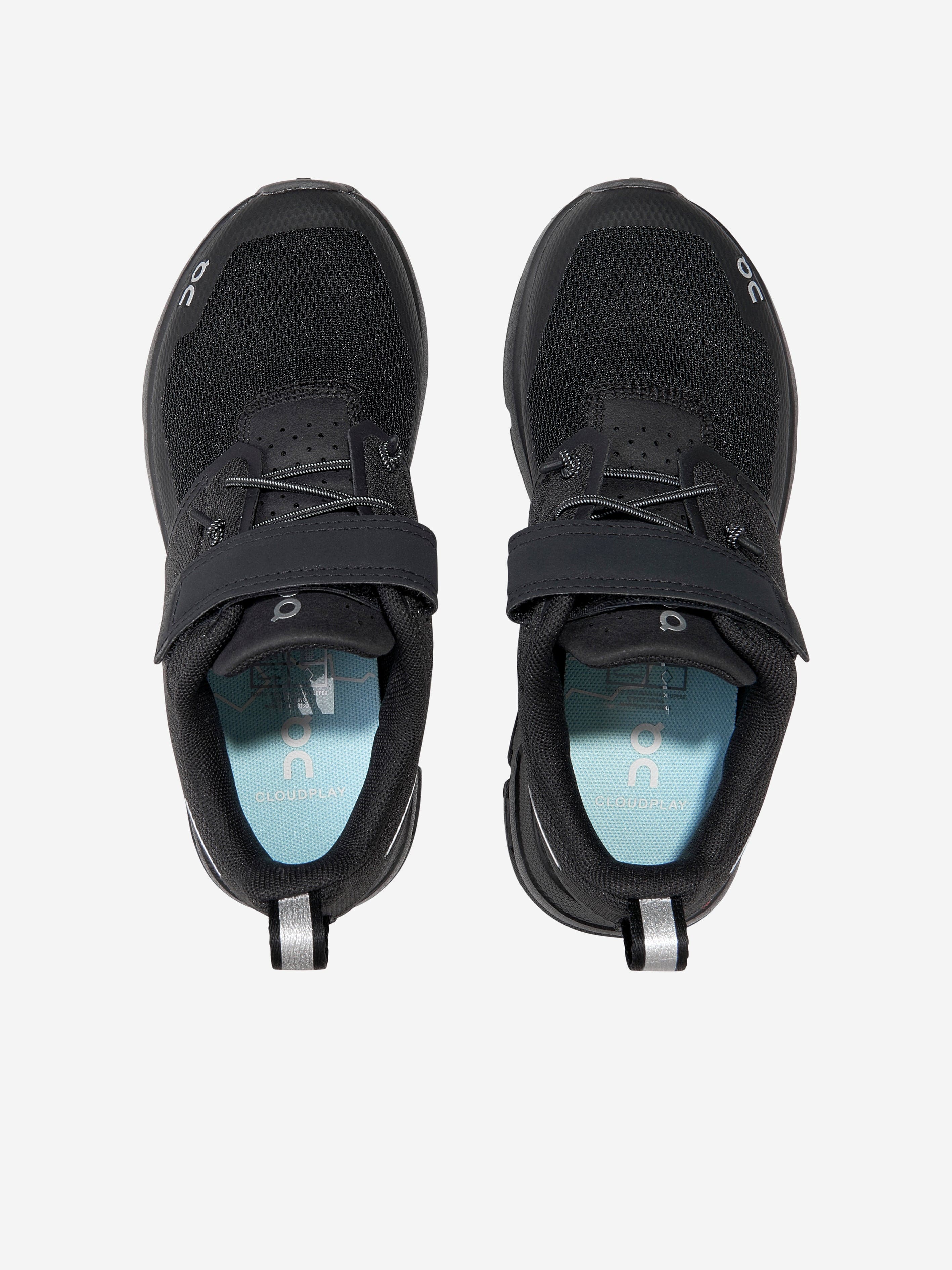 On Running Kids Cloud Play Trainers in Black Cheap Sale 100% Authentic