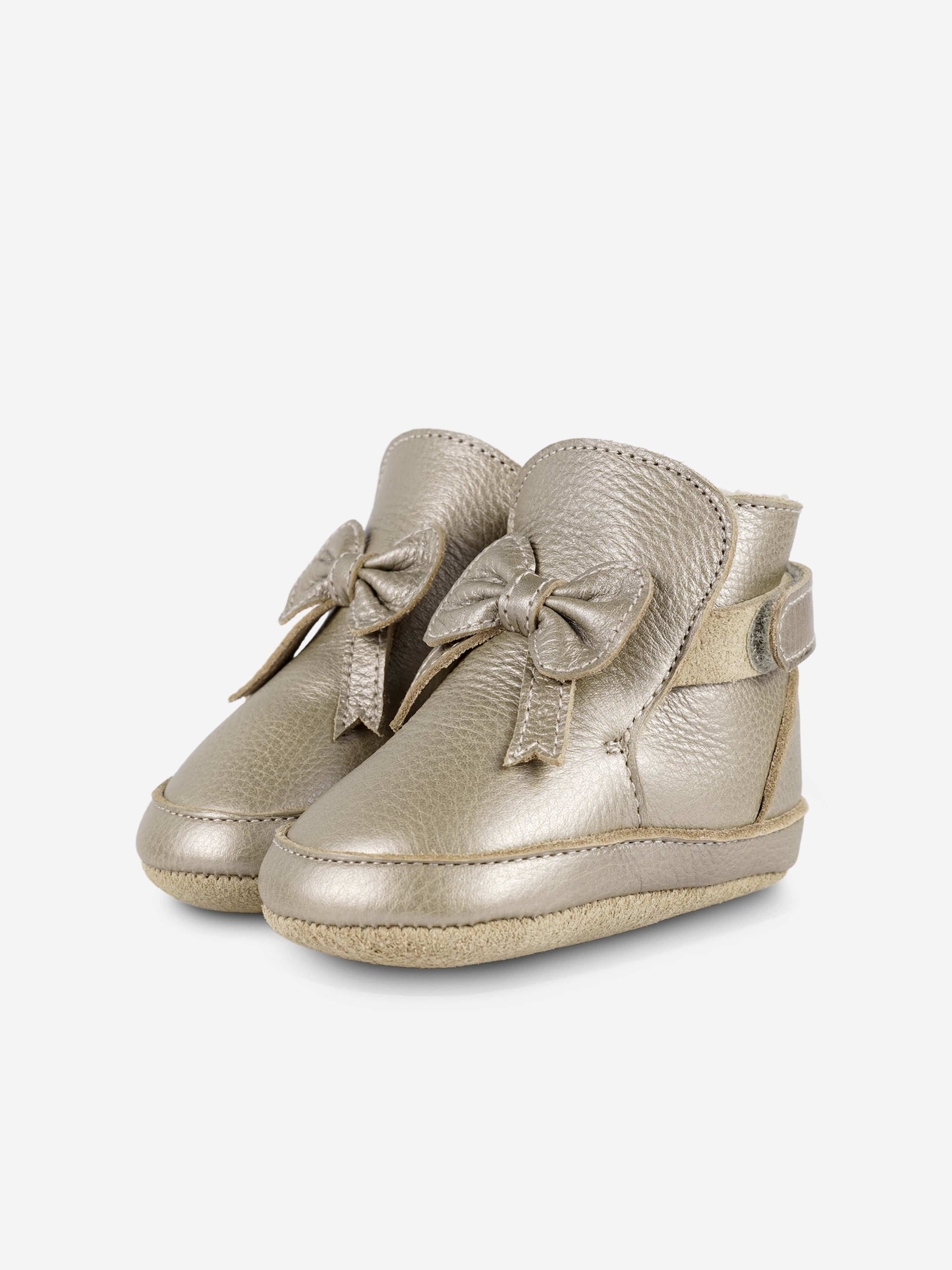 Donsje Baby Girls Cubow Booties in Gold Sale Best