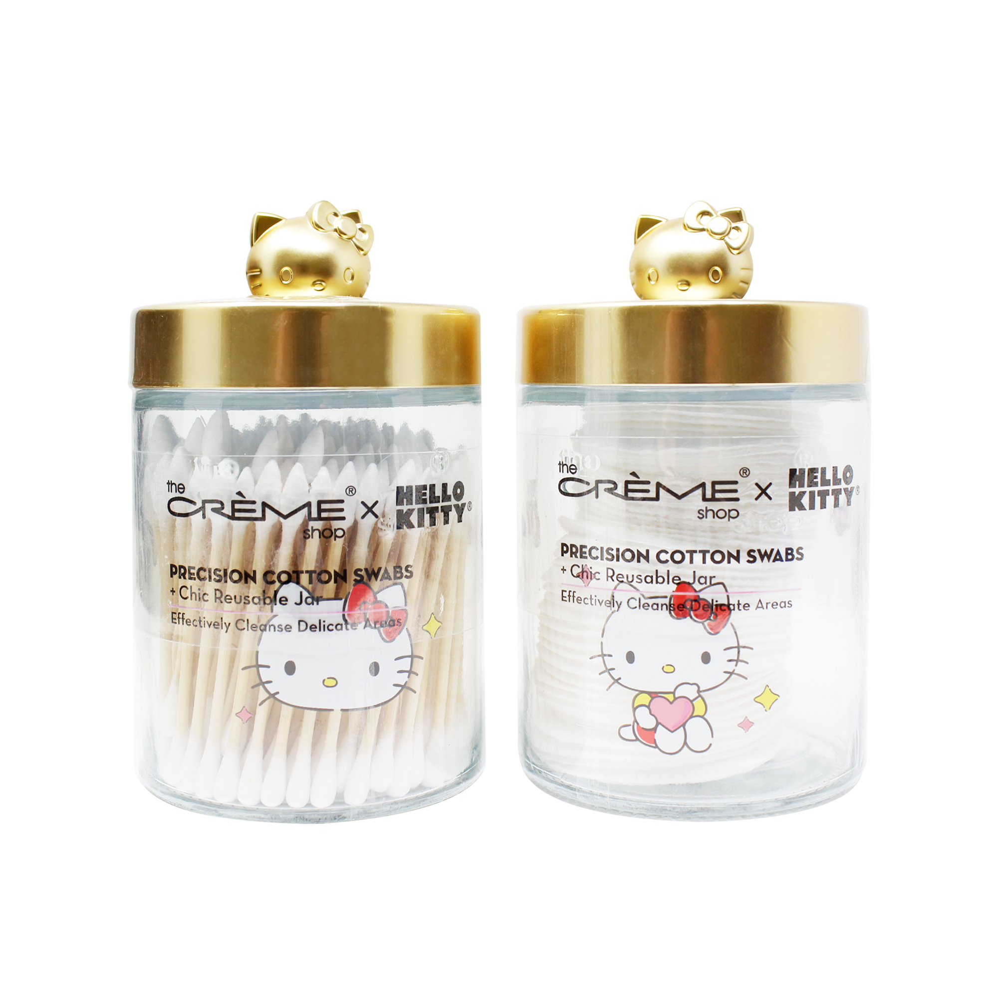 Hello Kitty x The Cr¨¨me Shop Premium Reusable Jar Set (Gold) Cheap Pice Original