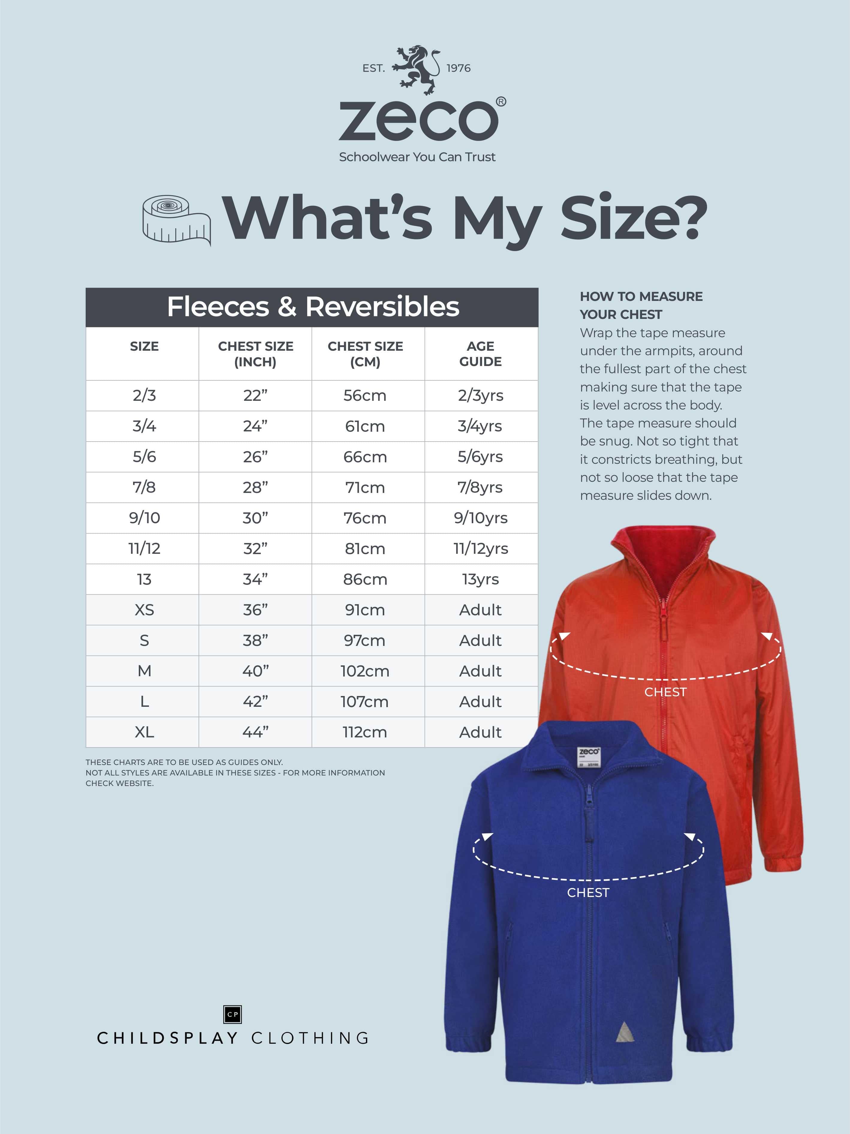 Zeco Kids School Polar Fleece Jacket in Black Choice Online