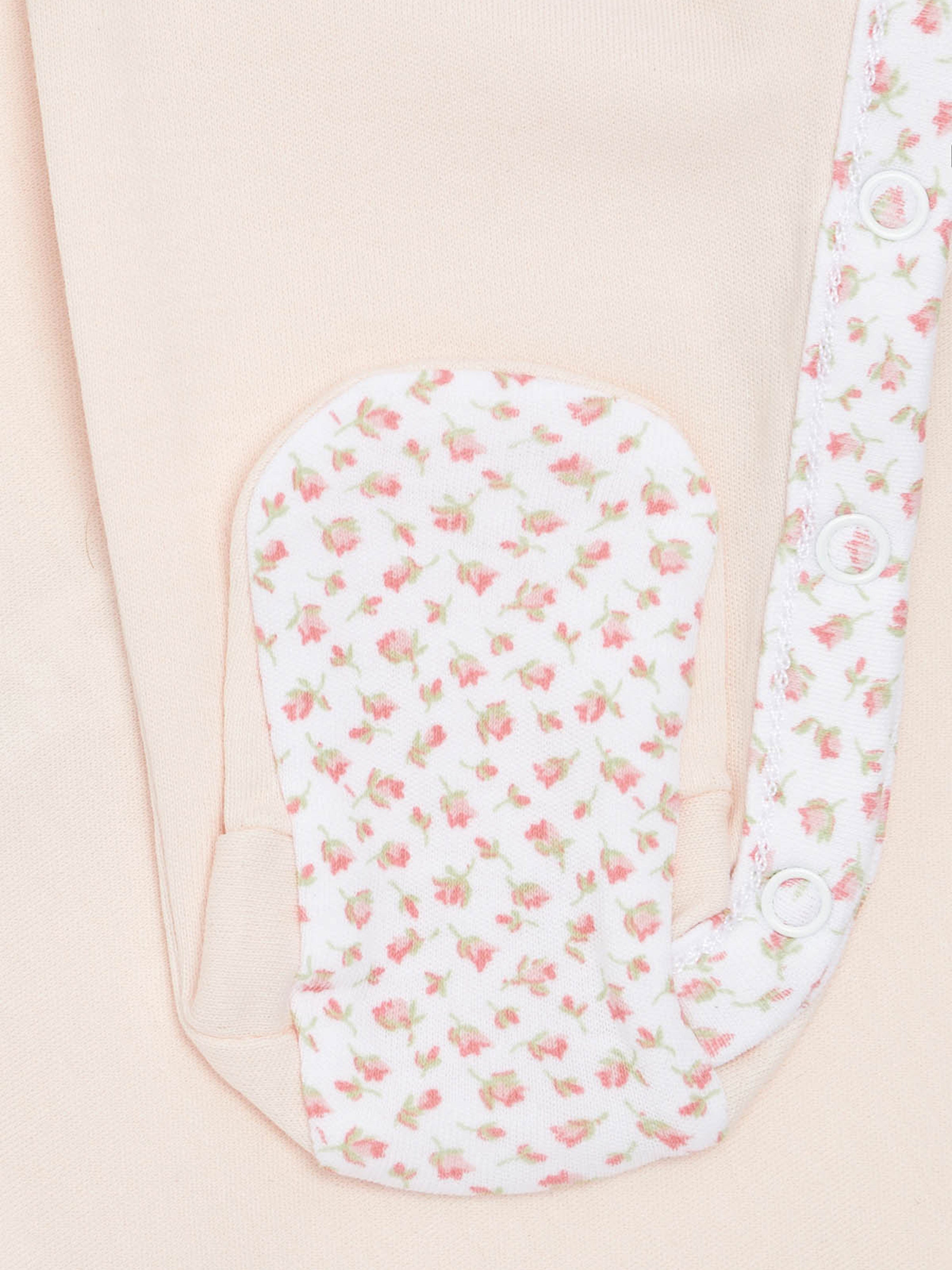 Ralph Lauren Baby Girls Cotton Babygrow in Pink Discount Outlet Store
