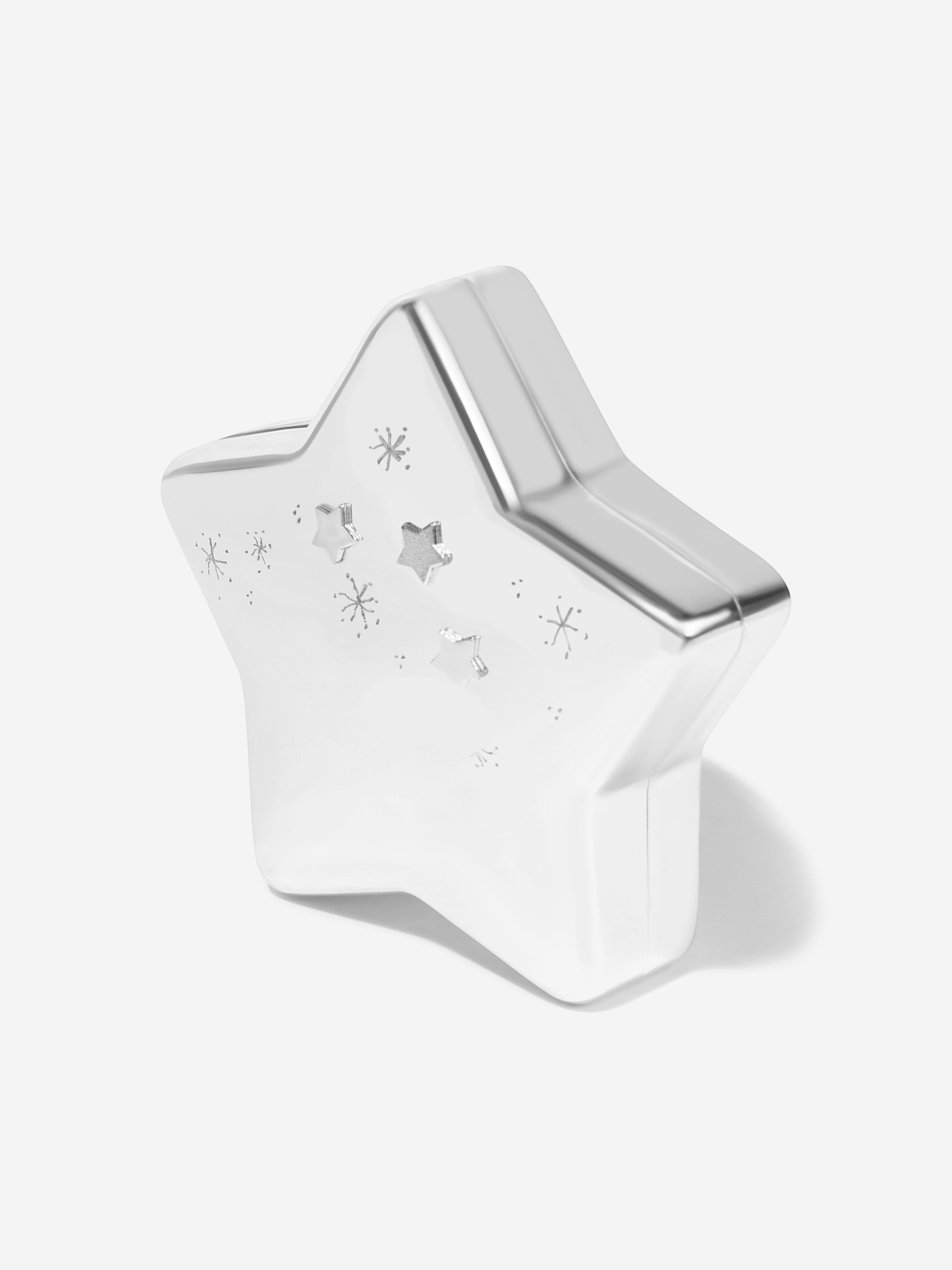 English Trousseau Baby Star Money Box in Silver Sale Lowest Pice