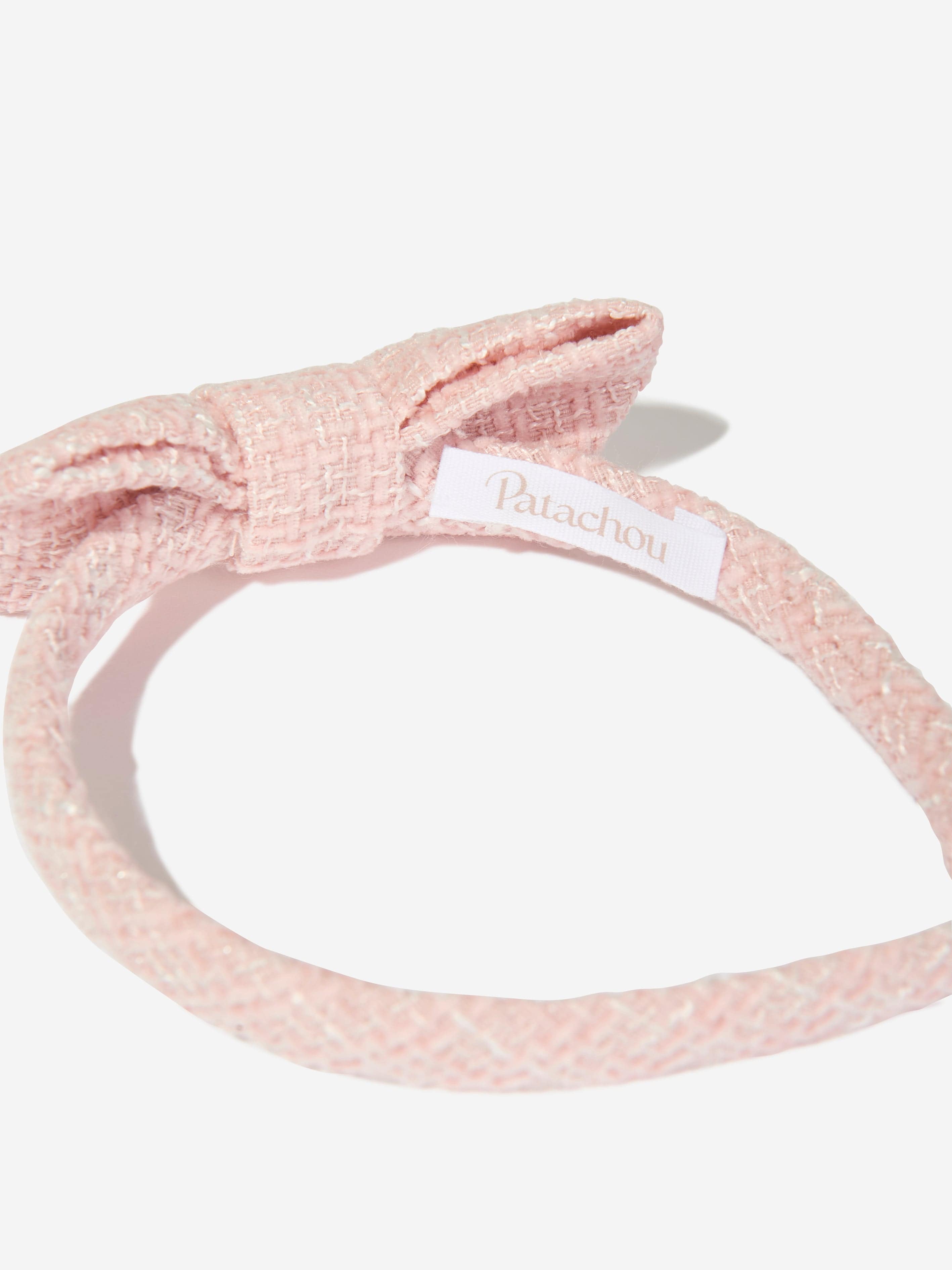 Patachou Girls Special Occasion Bow Headband in Pink Discount Collections