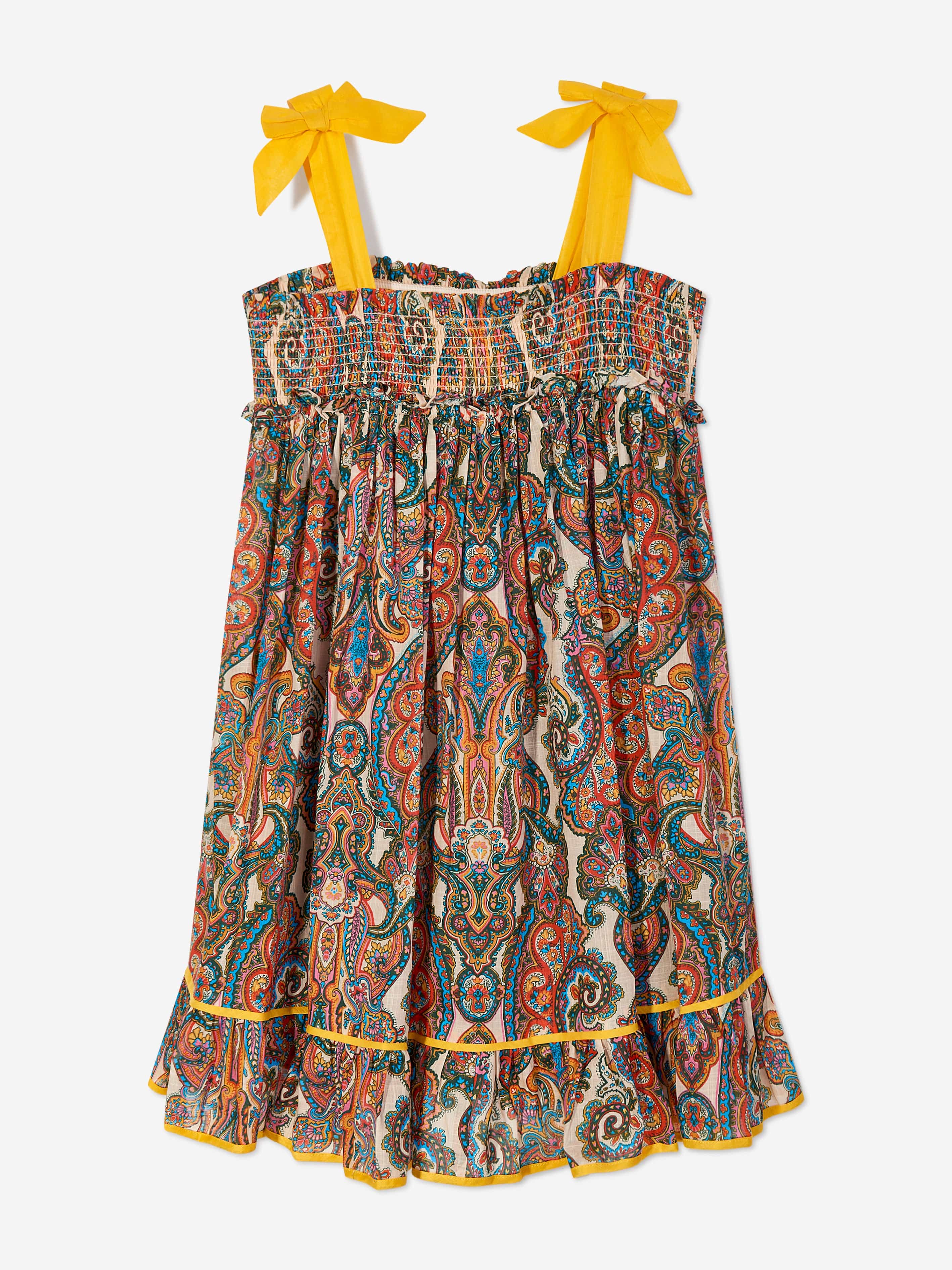 Zimmermann Girls Paisley Ottie Dress in Multicolour Clearance With Mastercard