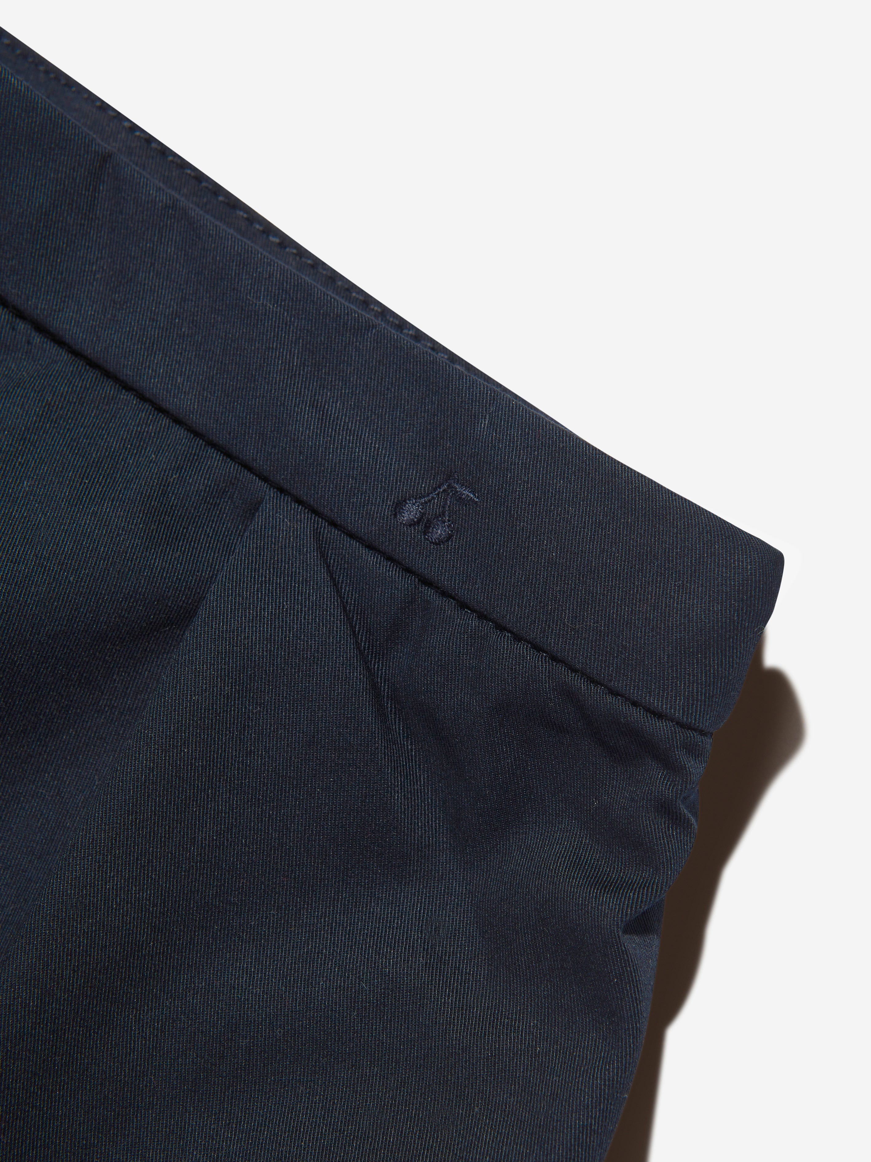 Bonpoint Girls Cotton Shorts in Navy Clearance Fast Delivery
