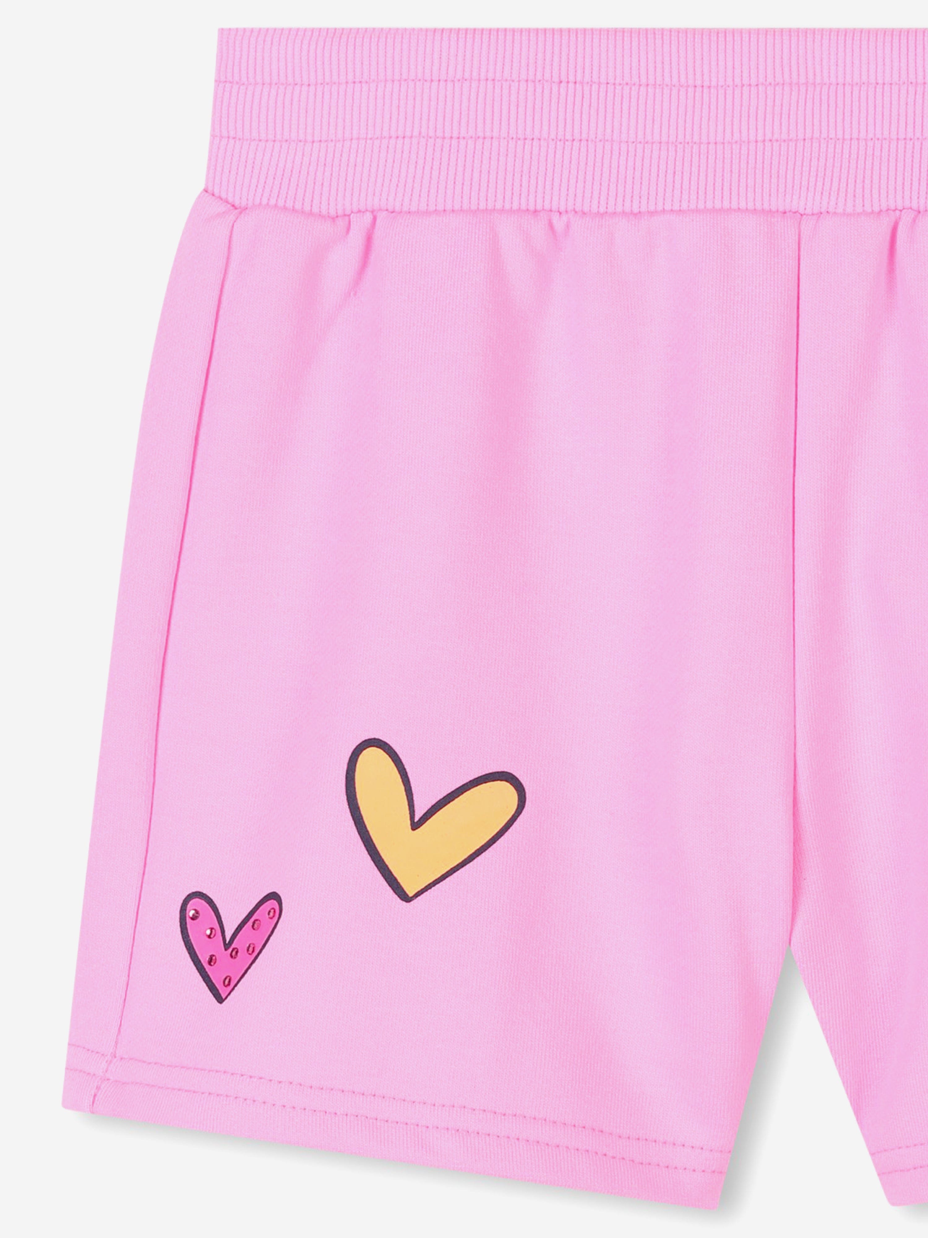 Girls Illustrated Shorts in Pink Discount Low Cost