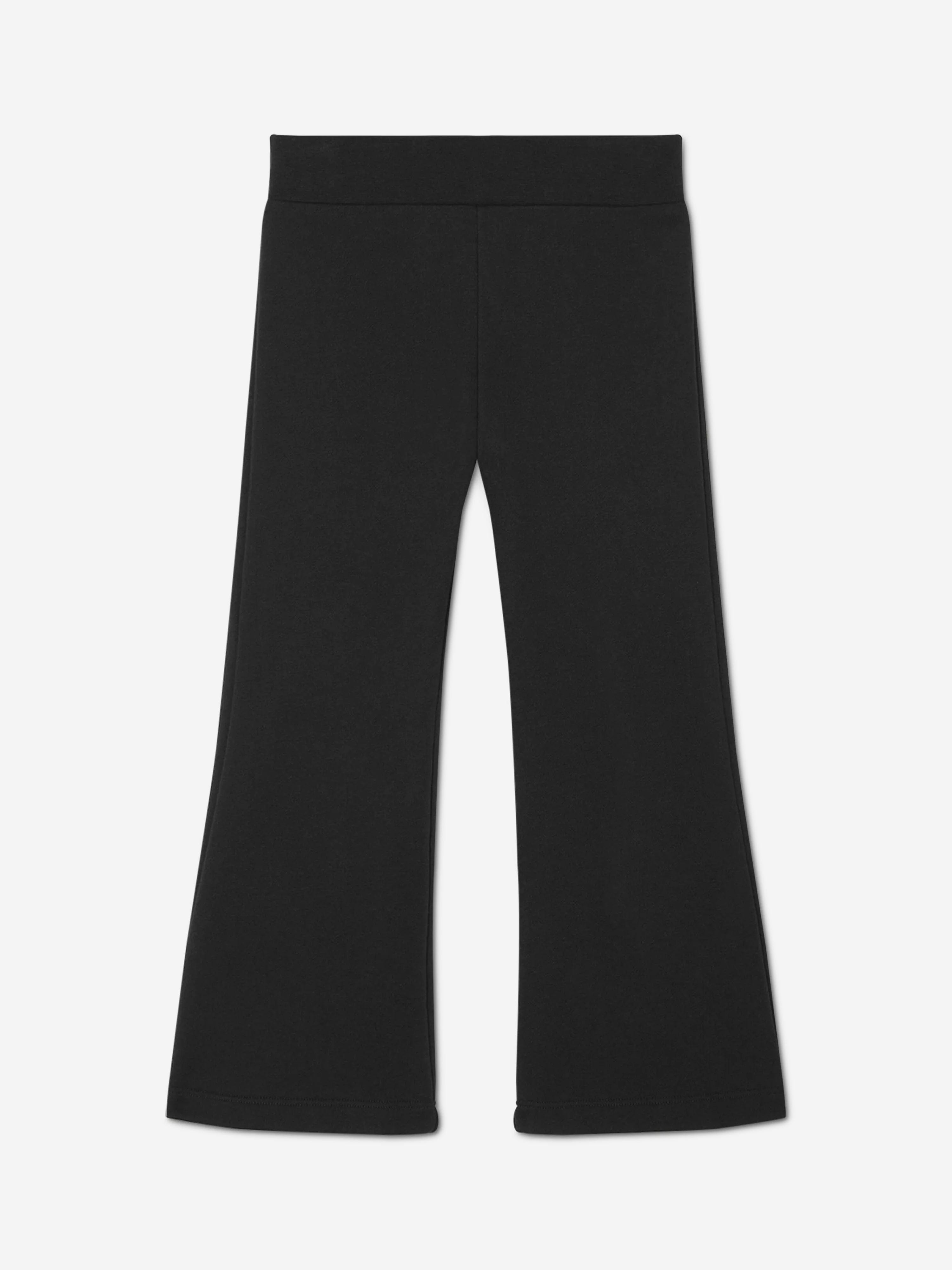 Versace Girls Flared Logo Joggers in Black Sale Visa Payment