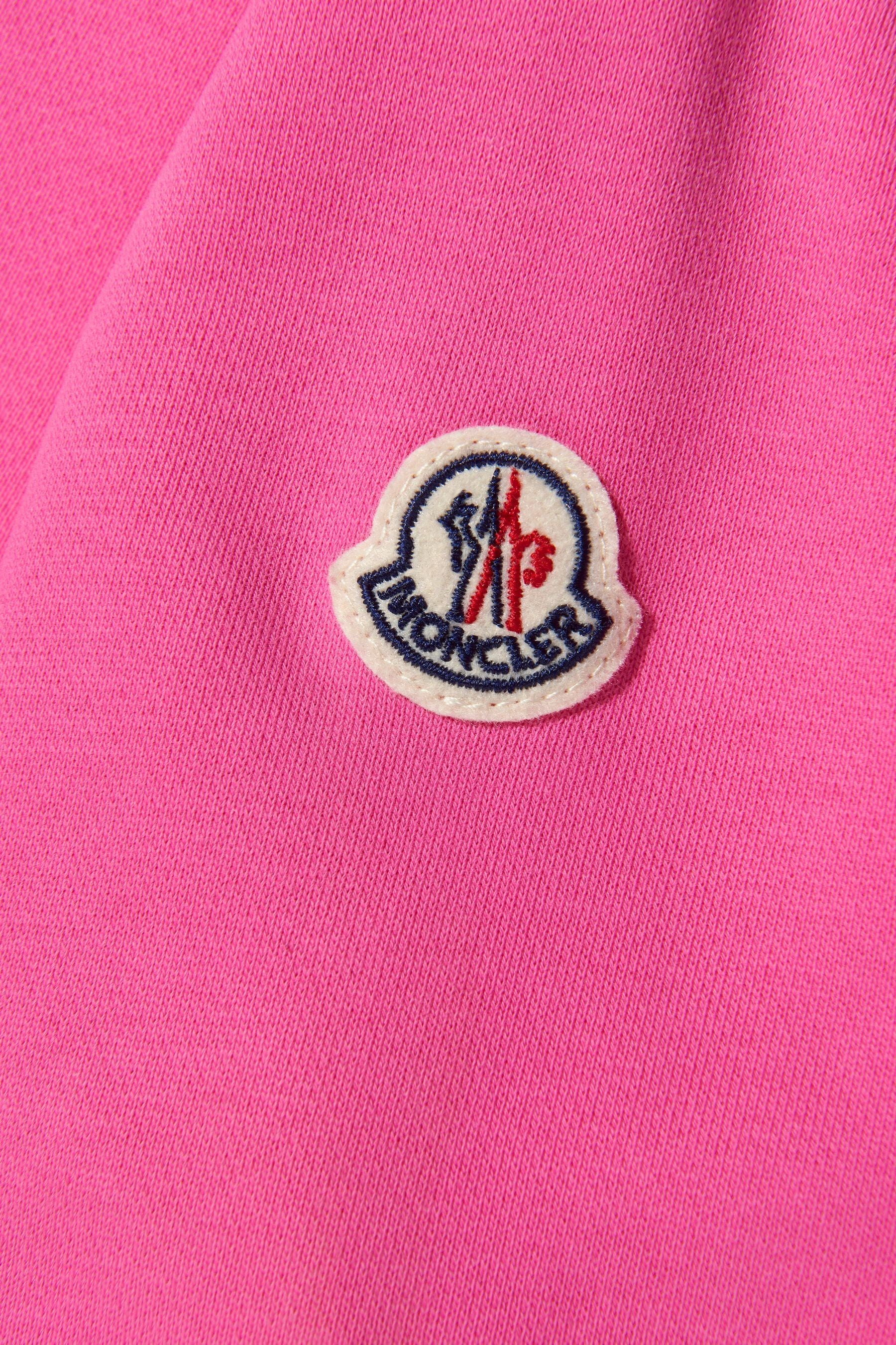 Moncler Enfant Girls Bear Print Sweatshirt in Pink Good Selling Sale Online