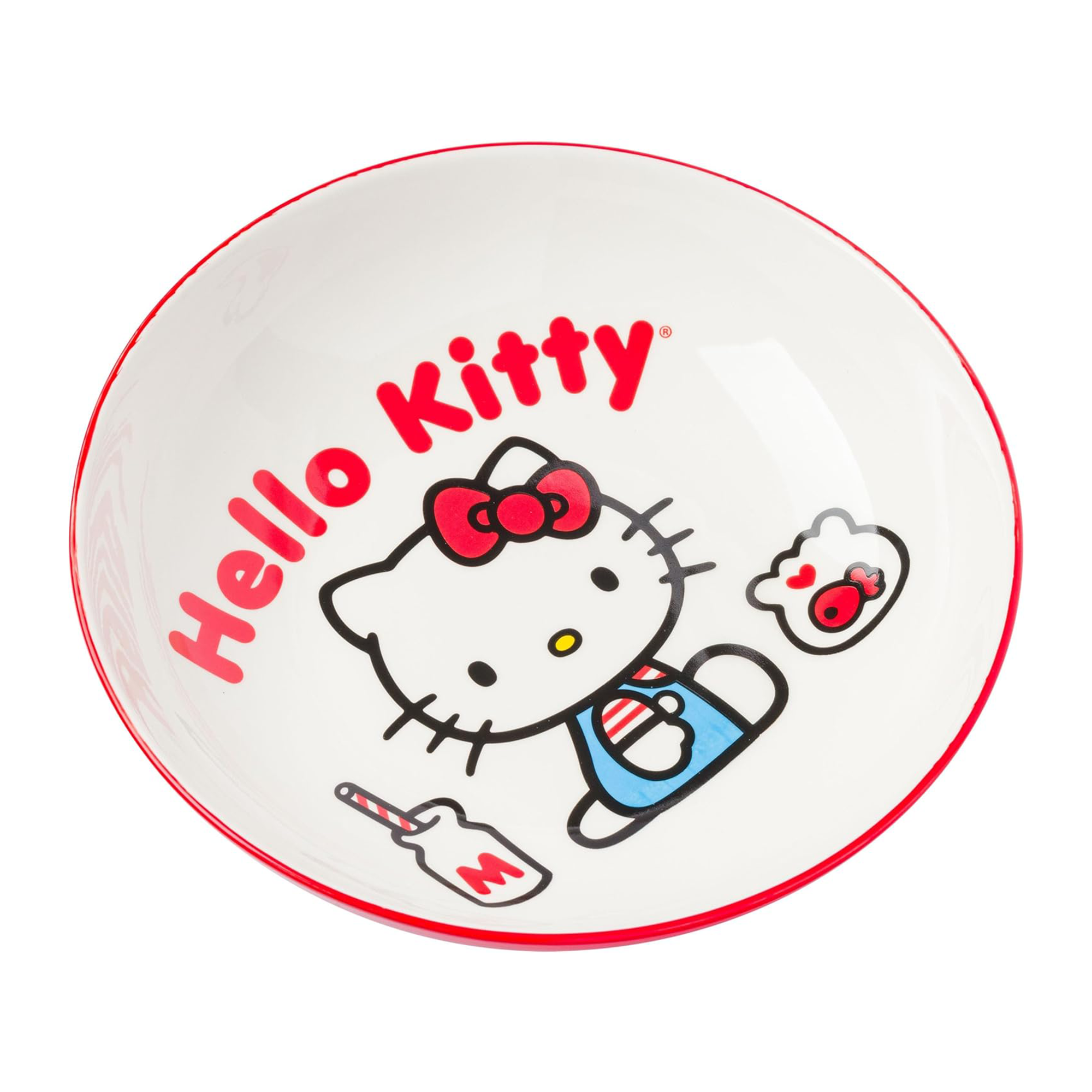 Hello Kitty Ceramic Dinner Bowl (Classic Milk Bottle) High Quality