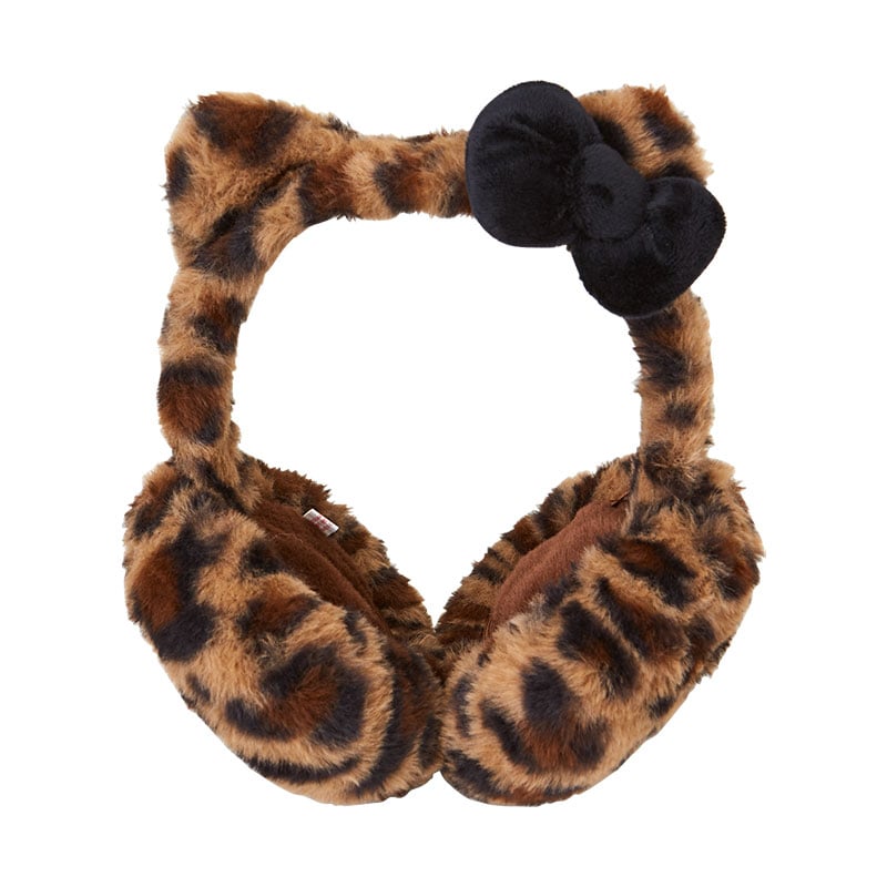 Hello Kitty Plush Leopard Print Ear Muffs Sale Affordable