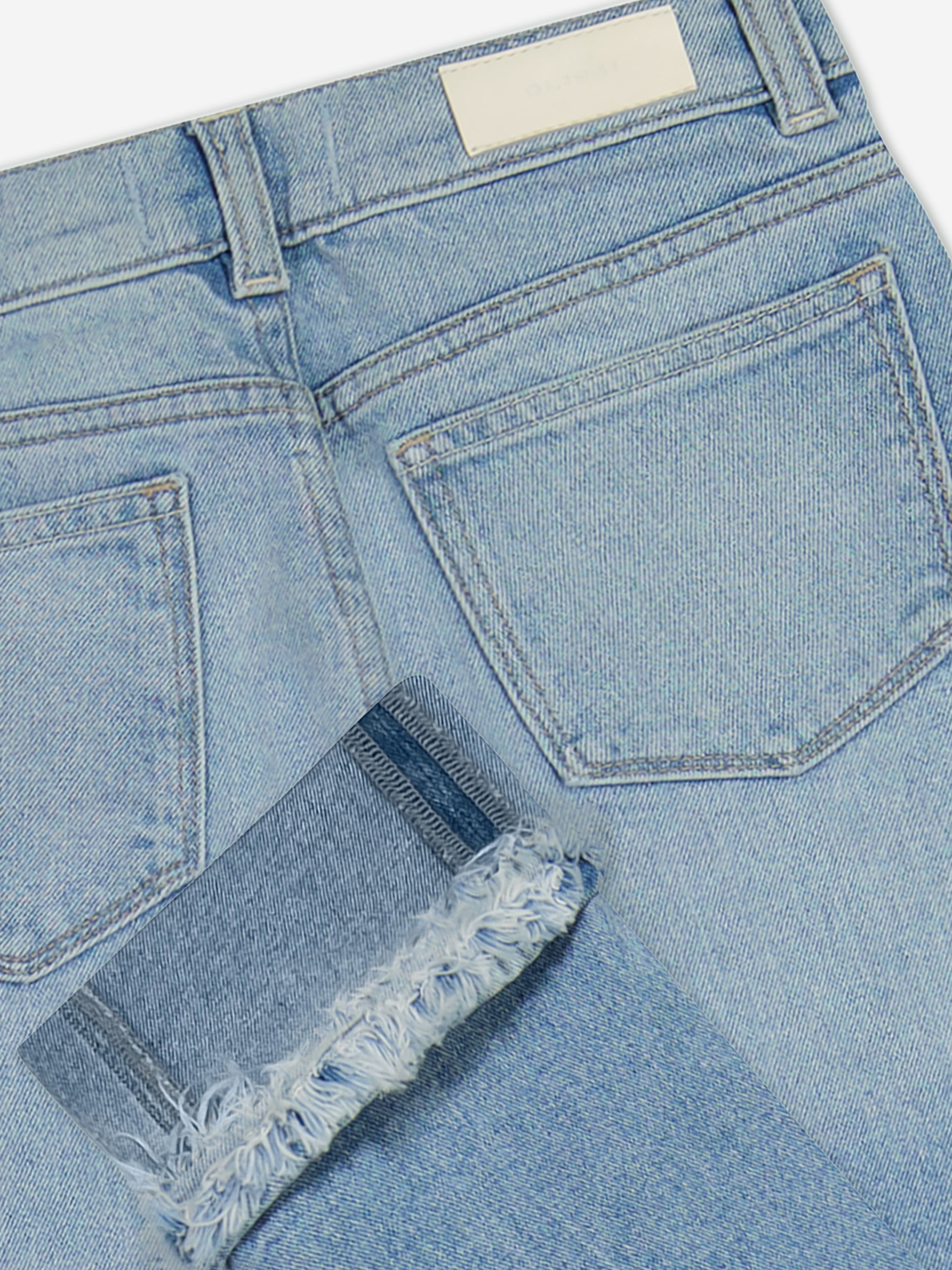 DL1961 Girls Emie Straight High Rise Jeans in Blue Discount Amazon