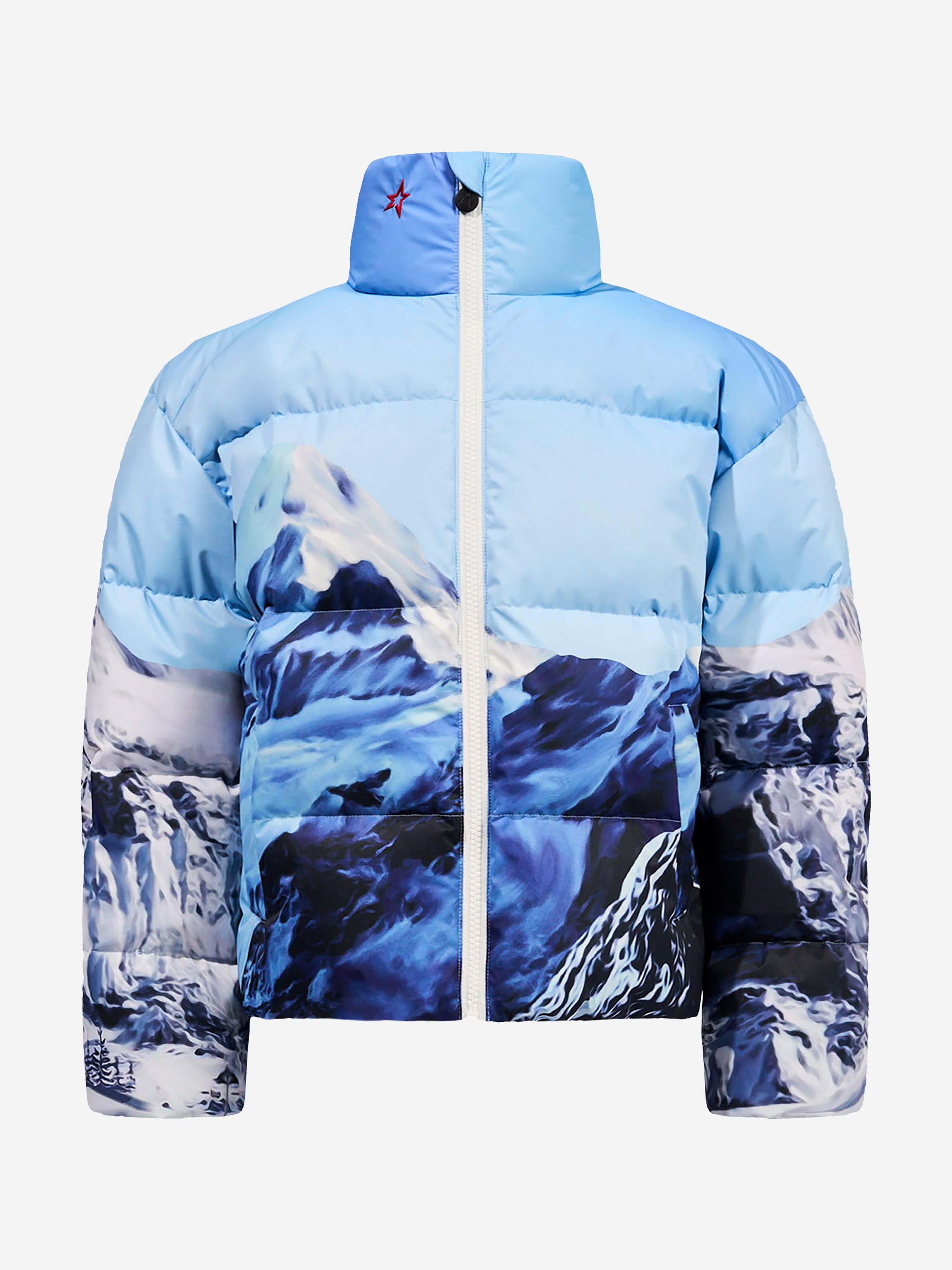 Perfect Moment Kids Nuuk Down Puffer Jacket in Blue Clearance Perfect