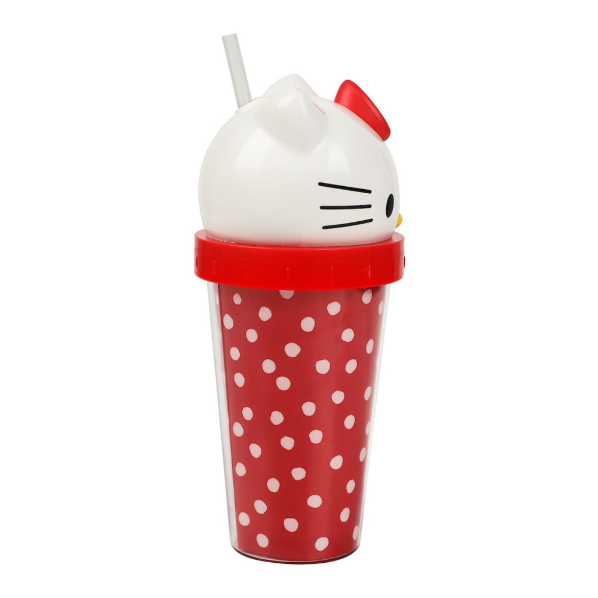 Hello Kitty 3D Face Travel Tumbler (Dots) Outlet Geniue Stockist