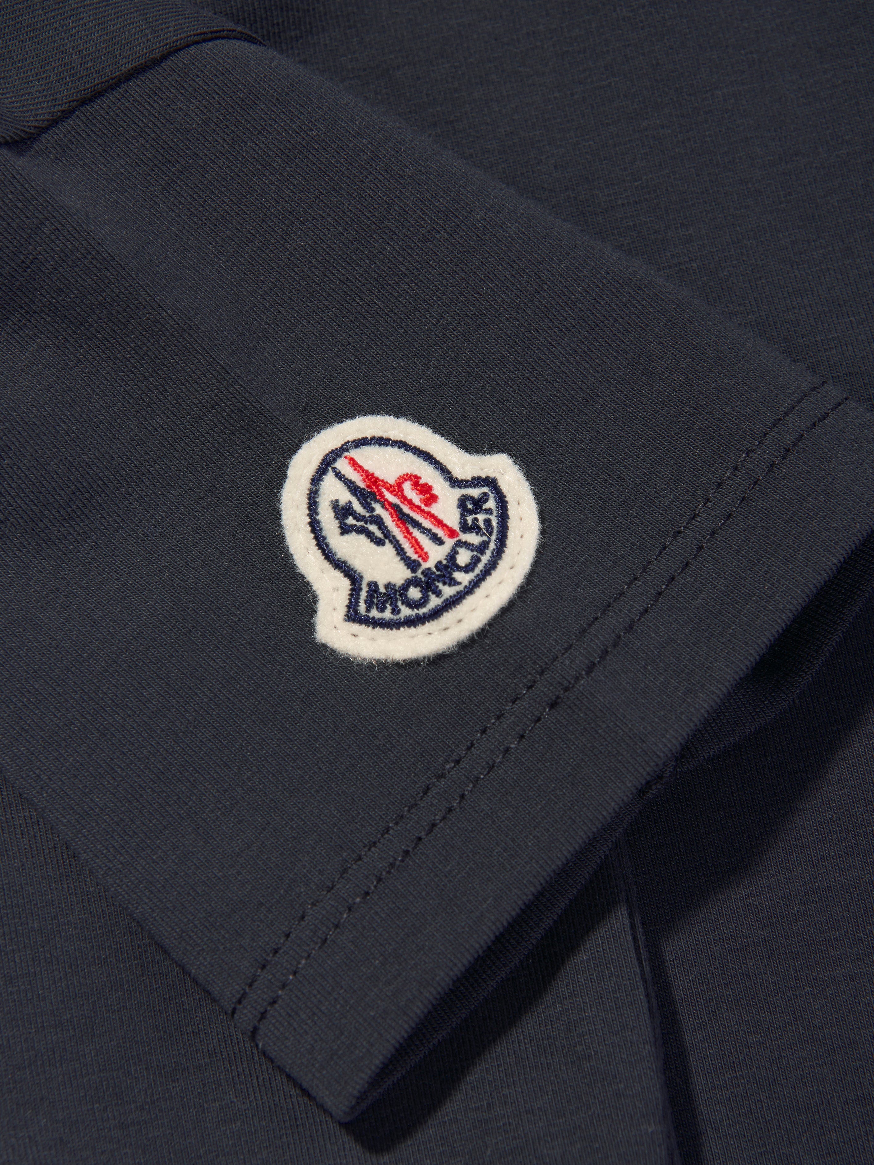 Moncler Enfant Baby Logo T-Shirt in Navy Free Shipping Hot Sale