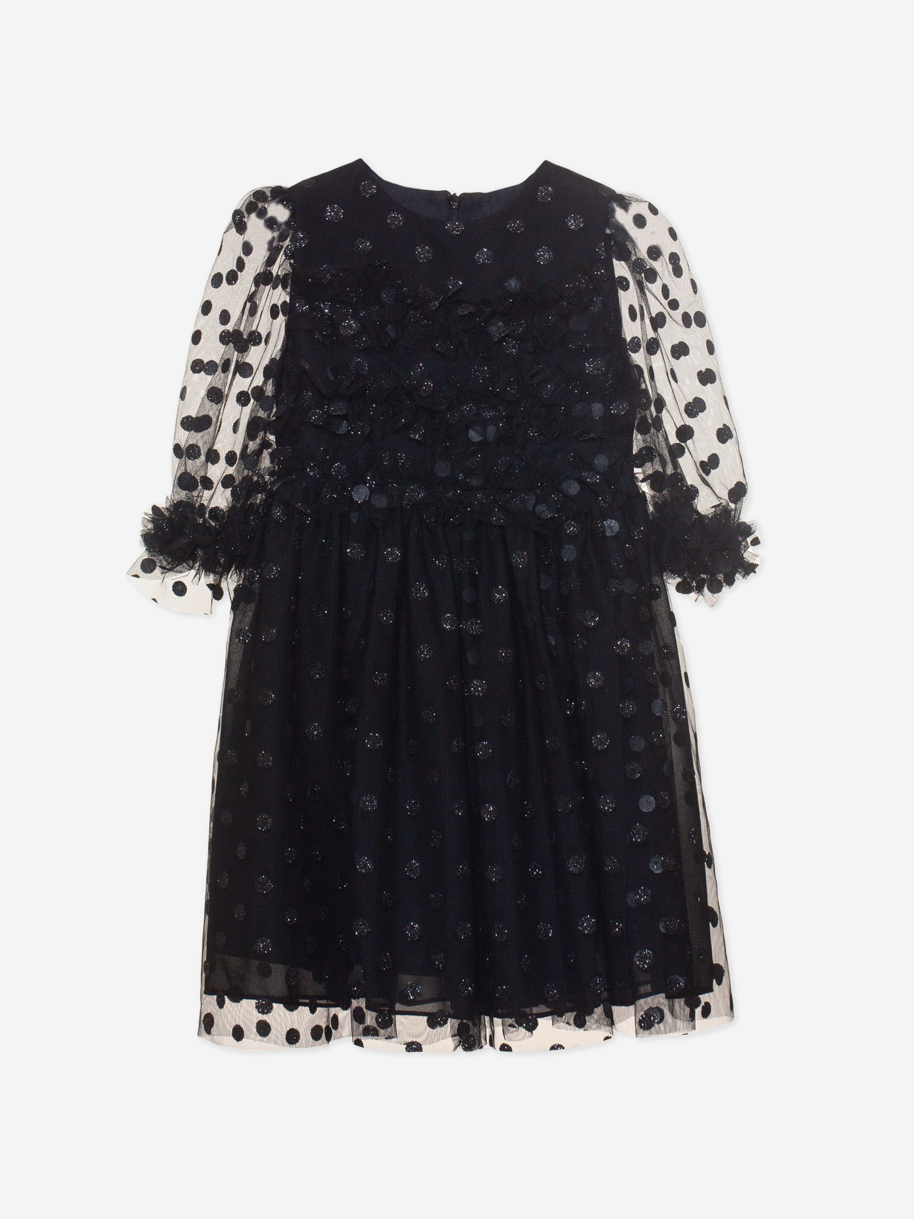 Patachou Girls Tulle Dress in Black Free Shipping Order