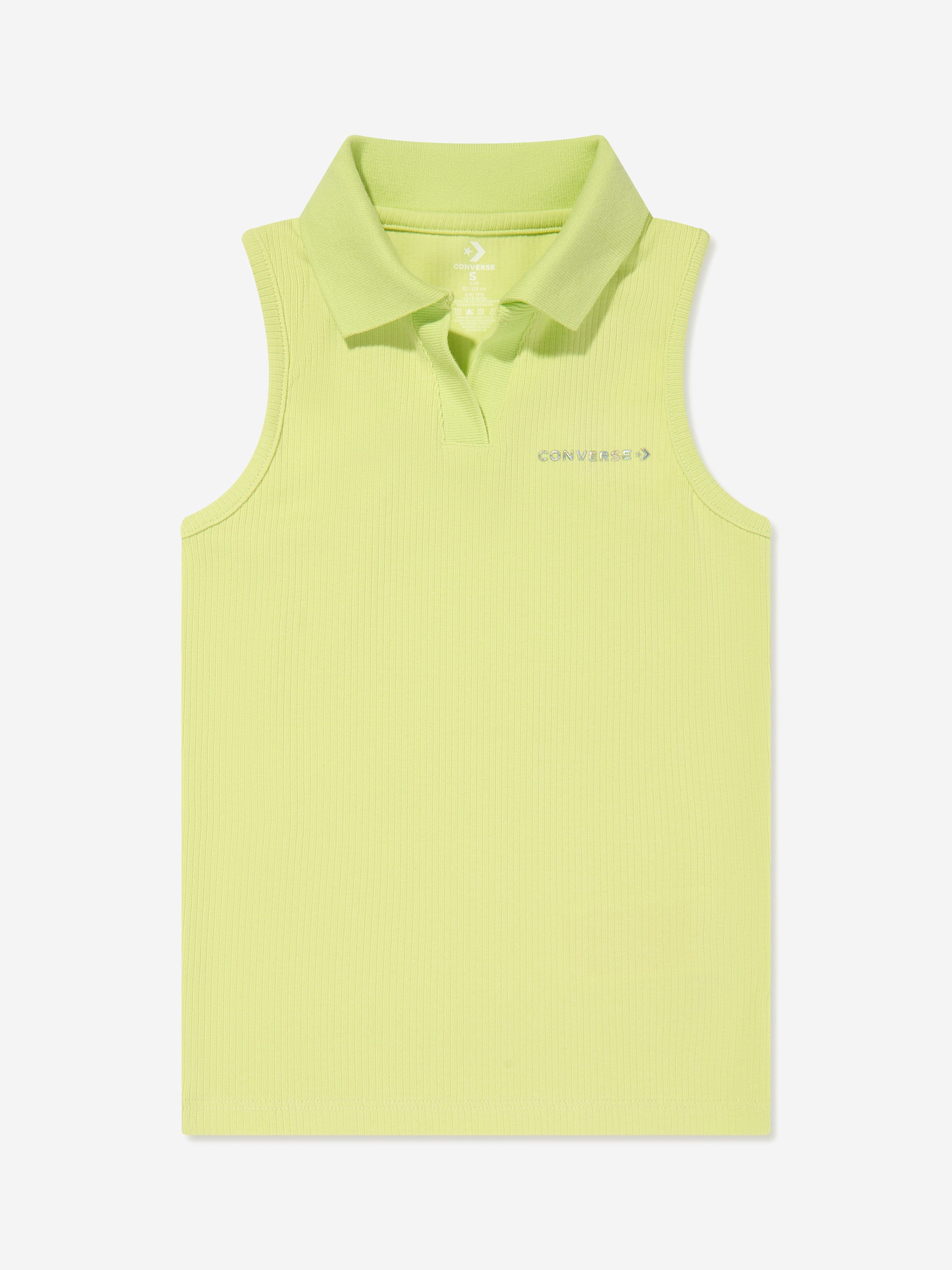 Converse Girls Polo Rib Tank Top in Yellow For Nice Cheap Price