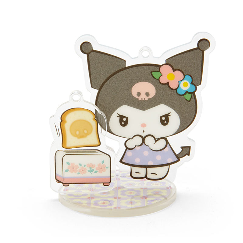 Kuromi Acrylic Keychain and Stand (Retro Room Series) Discount Shop