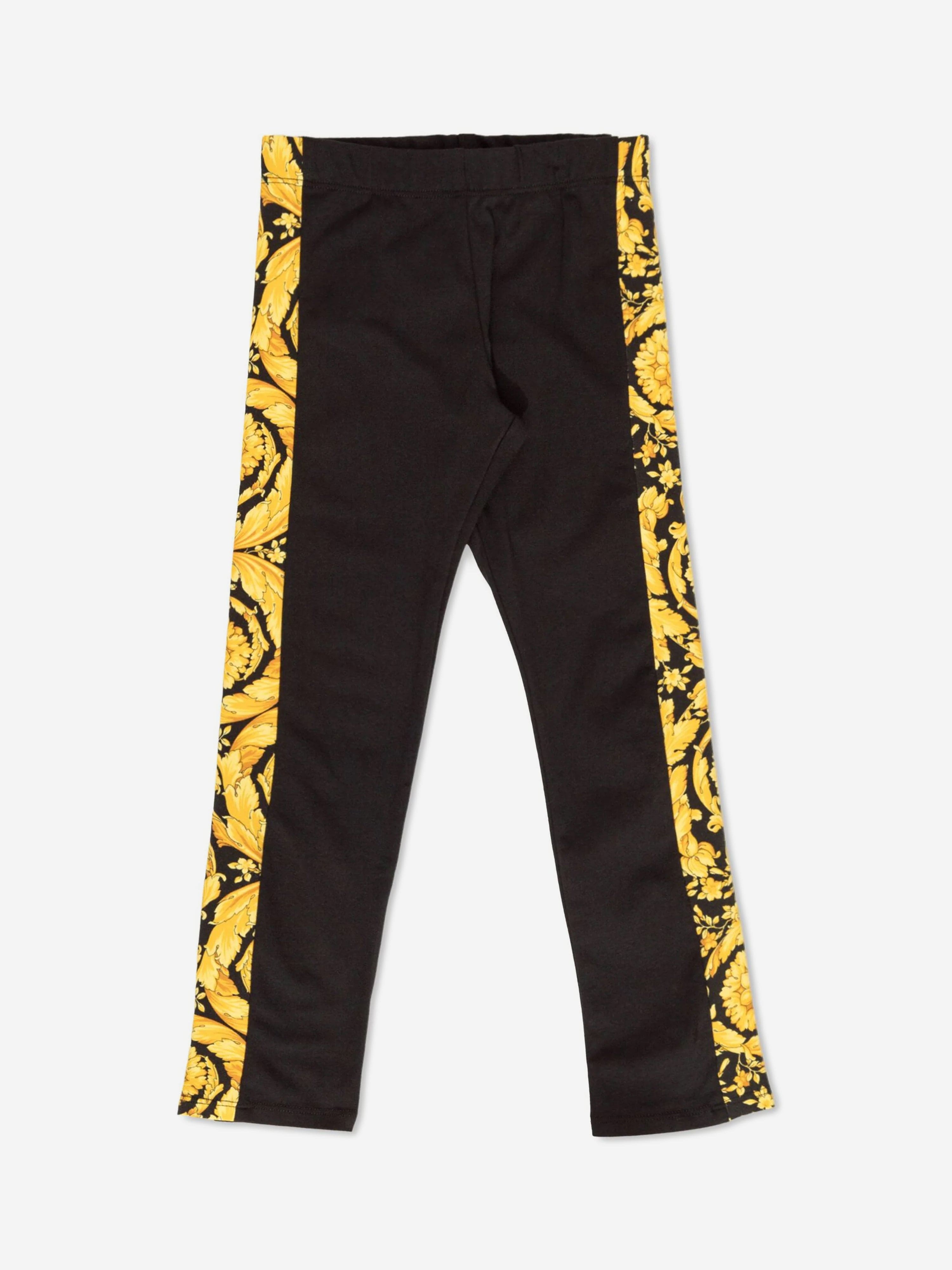 Versace Girls Logo Leggings in Black Safe Shopping Cheap Online