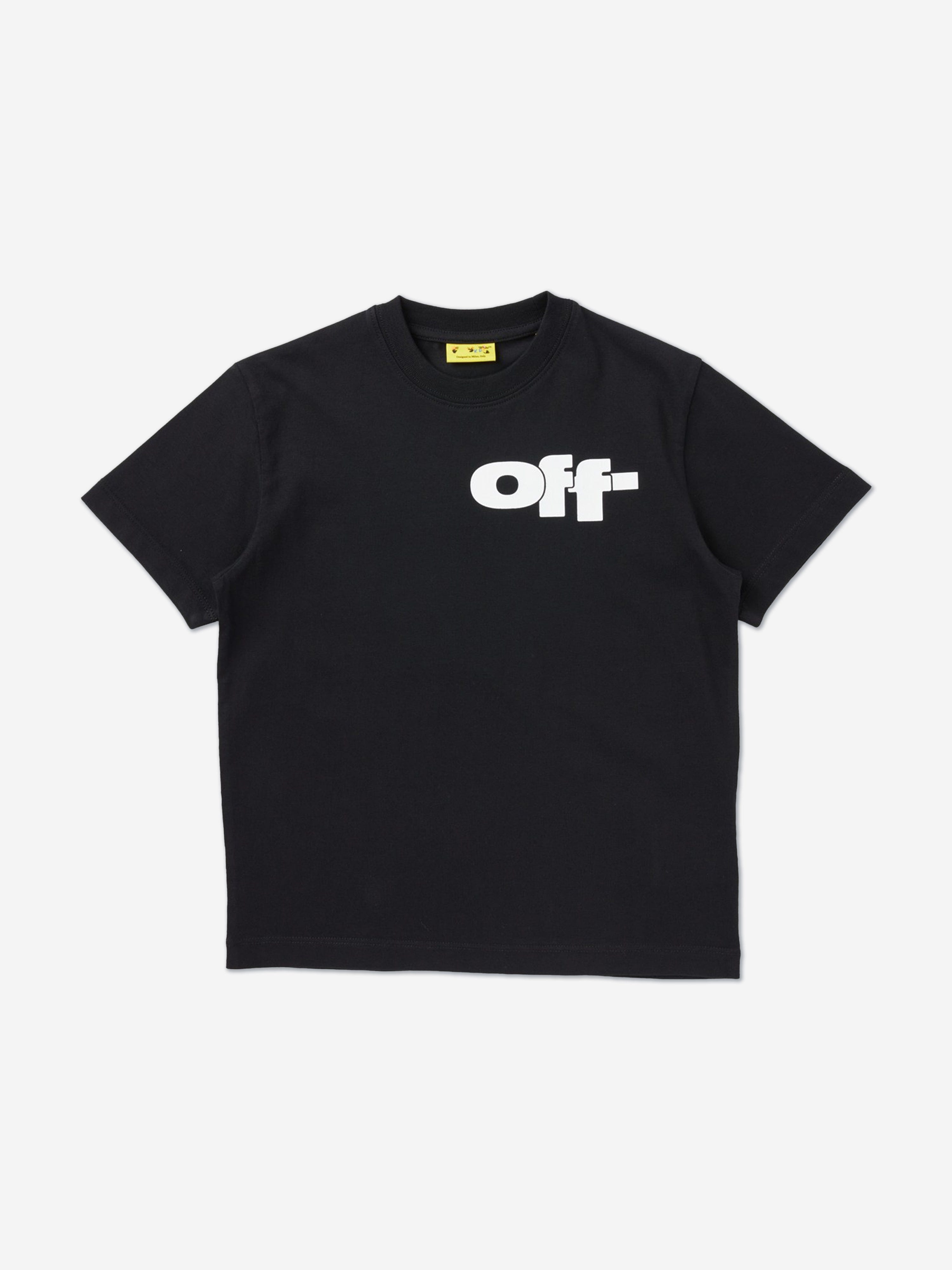 Off-White Kids Type Graphic T-Shirt in Black Sale Popular