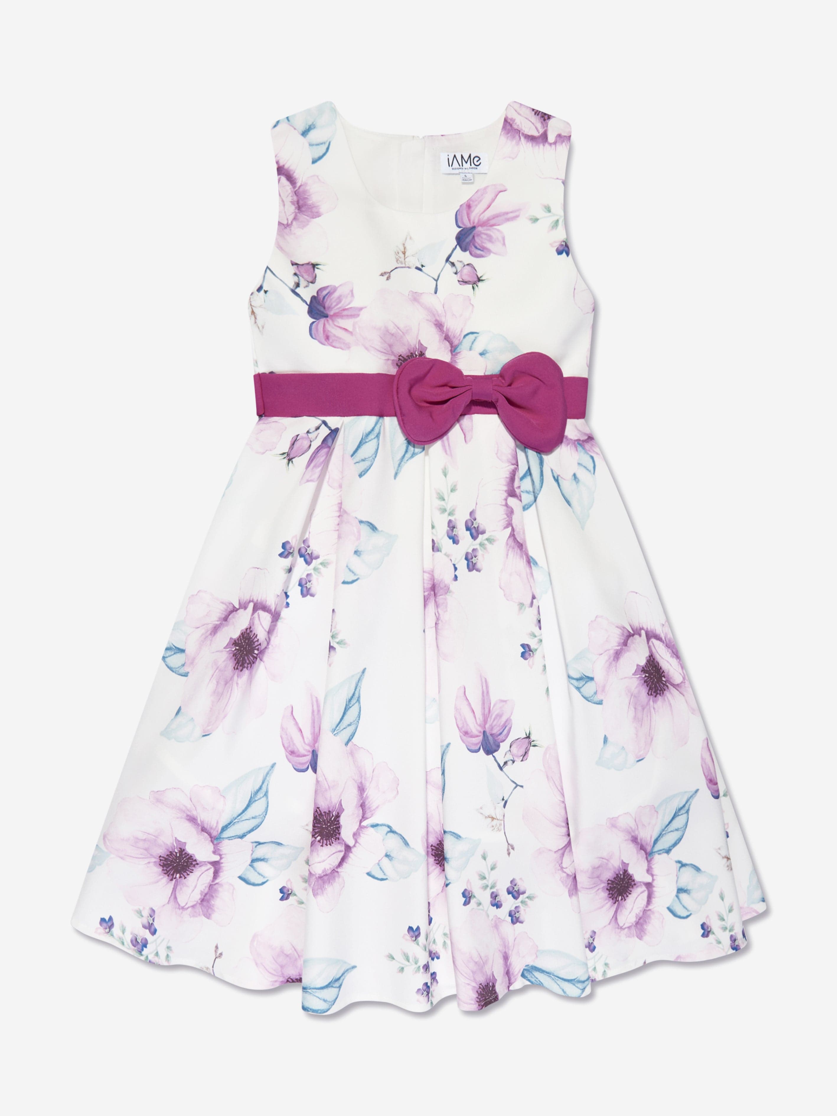 iAMe Girls Floral Printed A Line Dress in Pink Free Shipping Outlet Locations