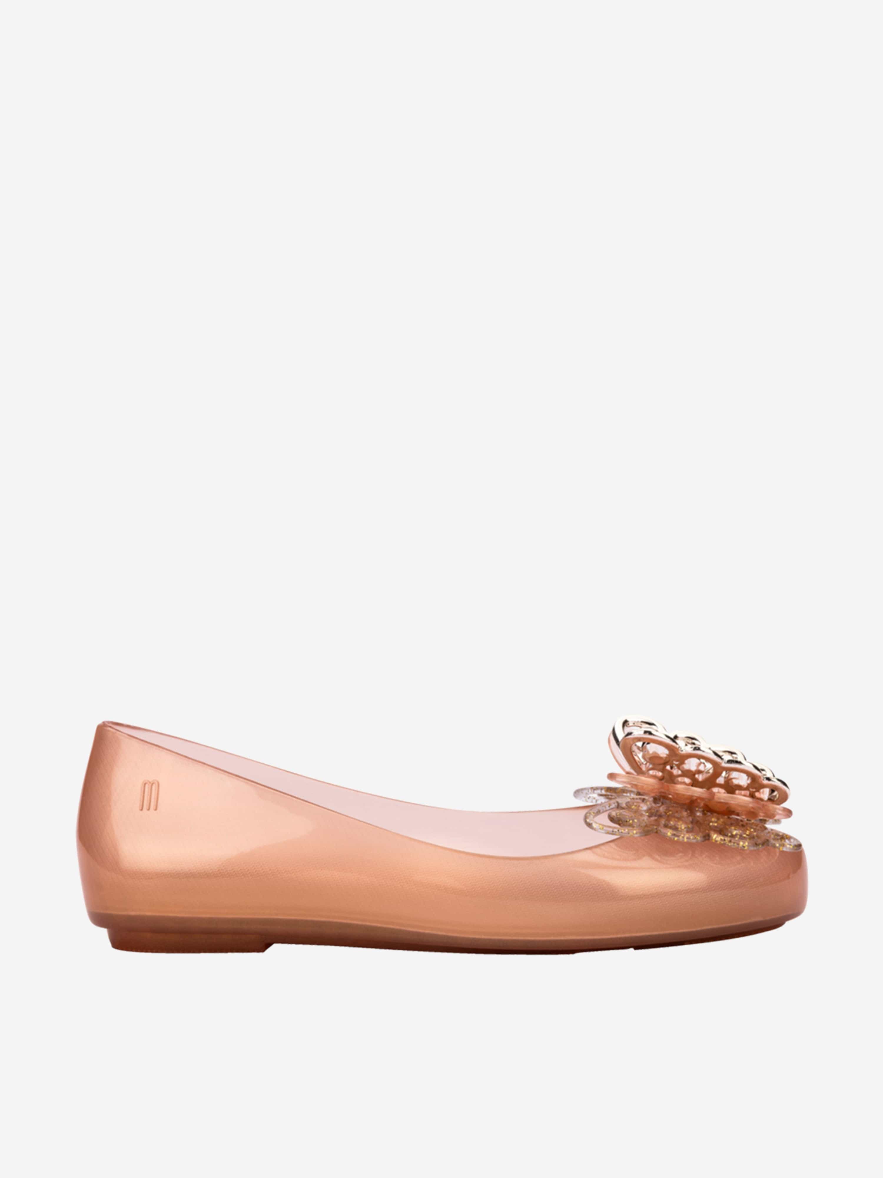 Mini Melissa Girls Sweet Love Fly II Ballerinas in Gold Cheap Pice Outlet
